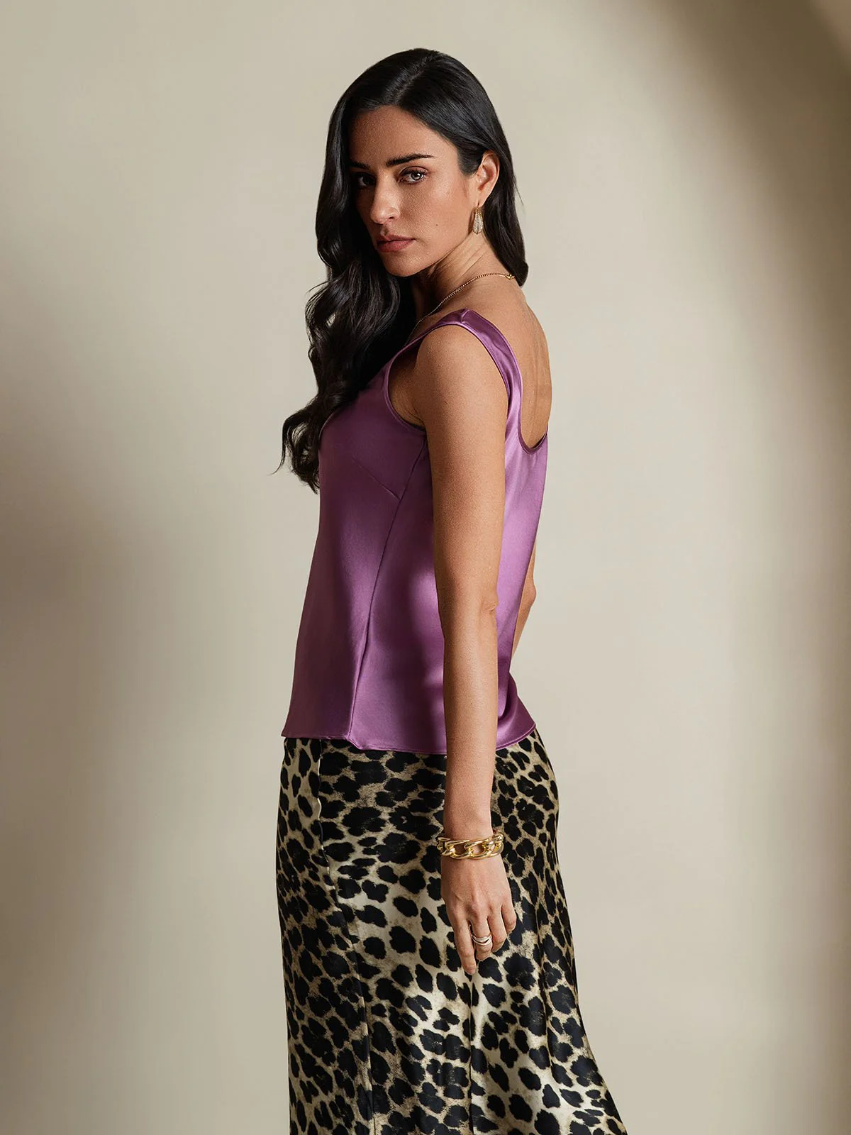19Momme Silke U-hals Strop TankTop - Image 63
