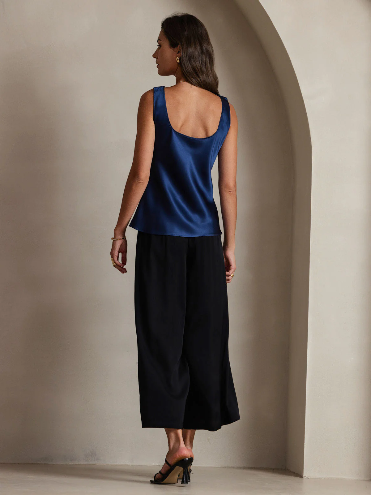 19Momme Silke U-hals Strop TankTop - Image 71