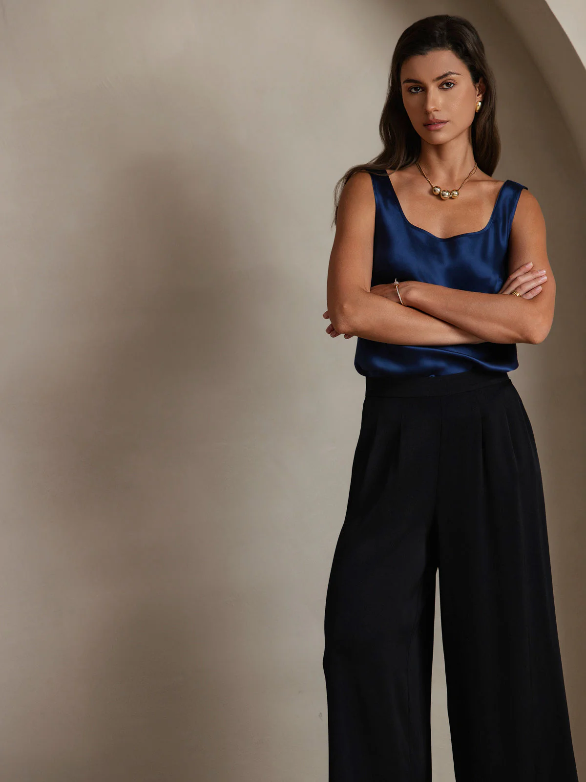 19Momme Silke U-hals Strop TankTop - Image 74