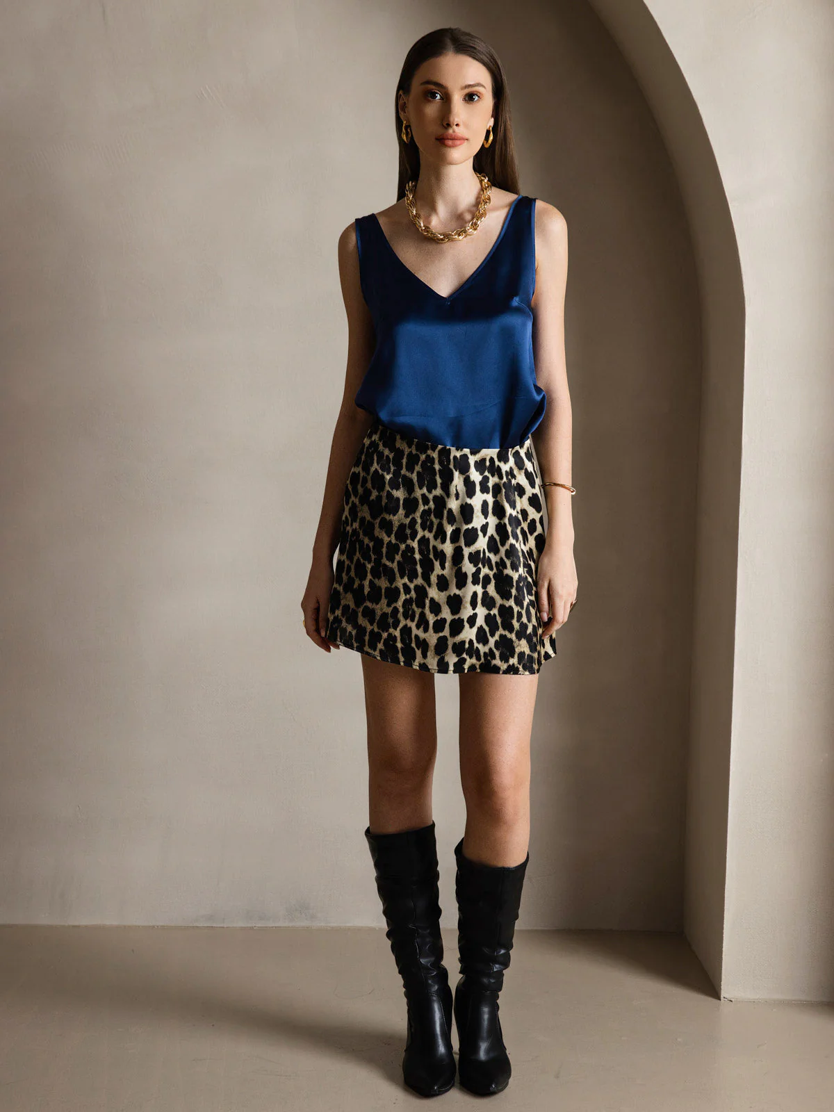19Momme Silke V-hals strop TankTop - Image 39