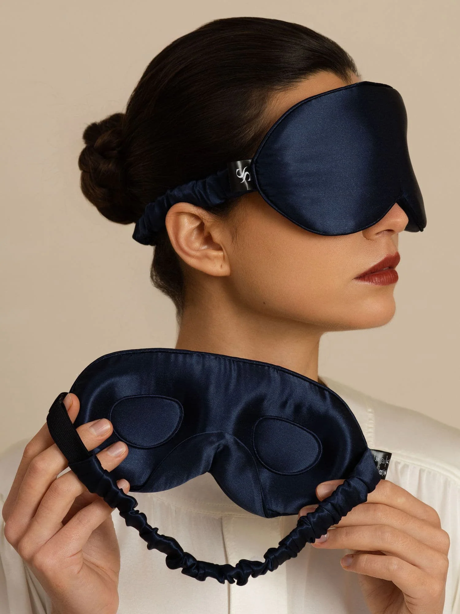 22 Momme 3D Sovemaske I Ren Silke Med Opgraderede Næsevinger - Image 10