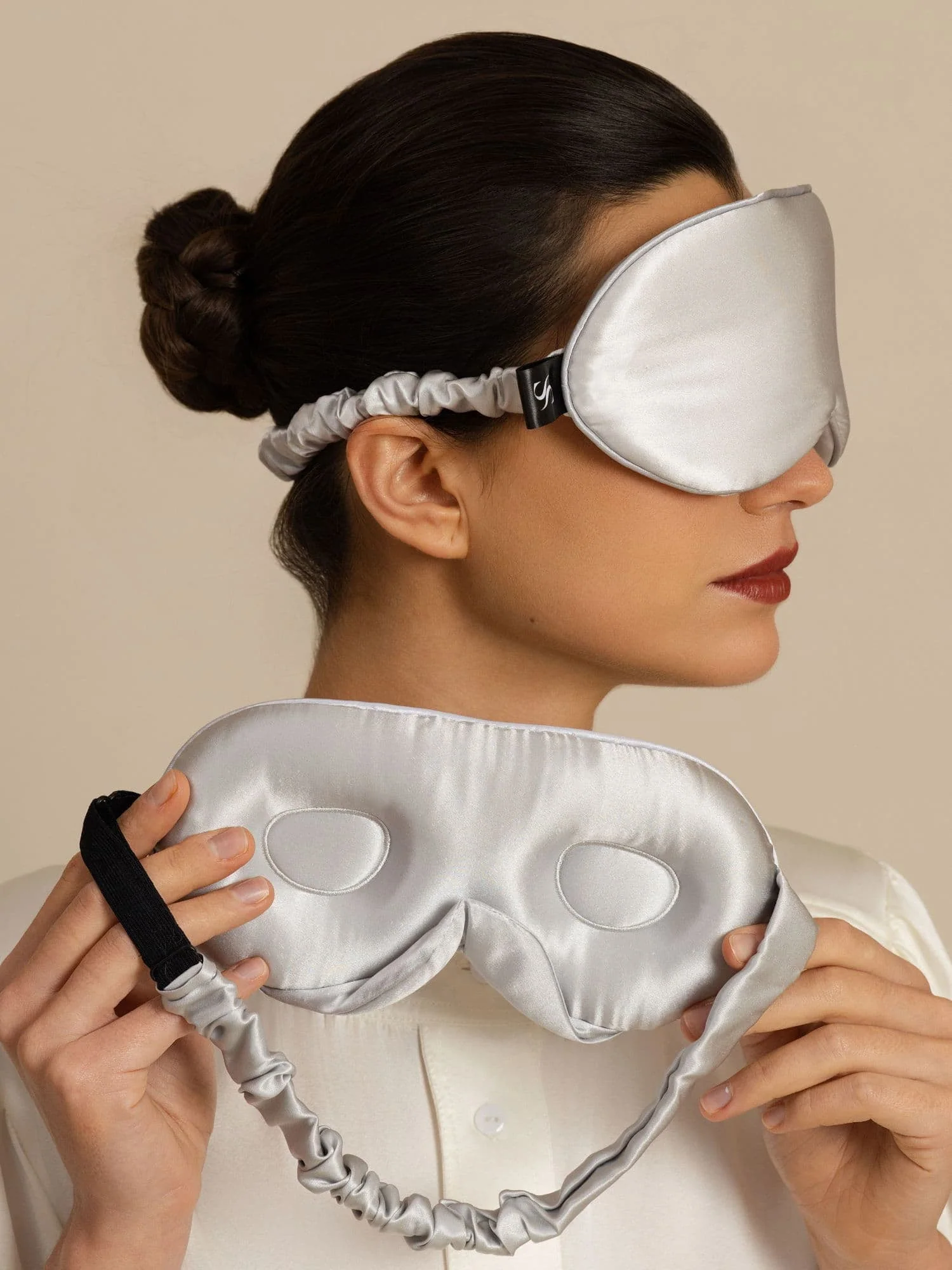 22 Momme 3D Sovemaske I Ren Silke Med Opgraderede Næsevinger - Image 20