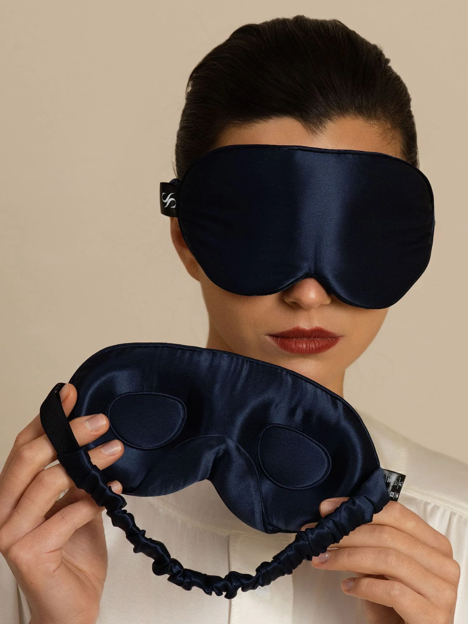 22 Momme 3D Sovemaske I Ren Silke Med Opgraderede Næsevinger - Image 8
