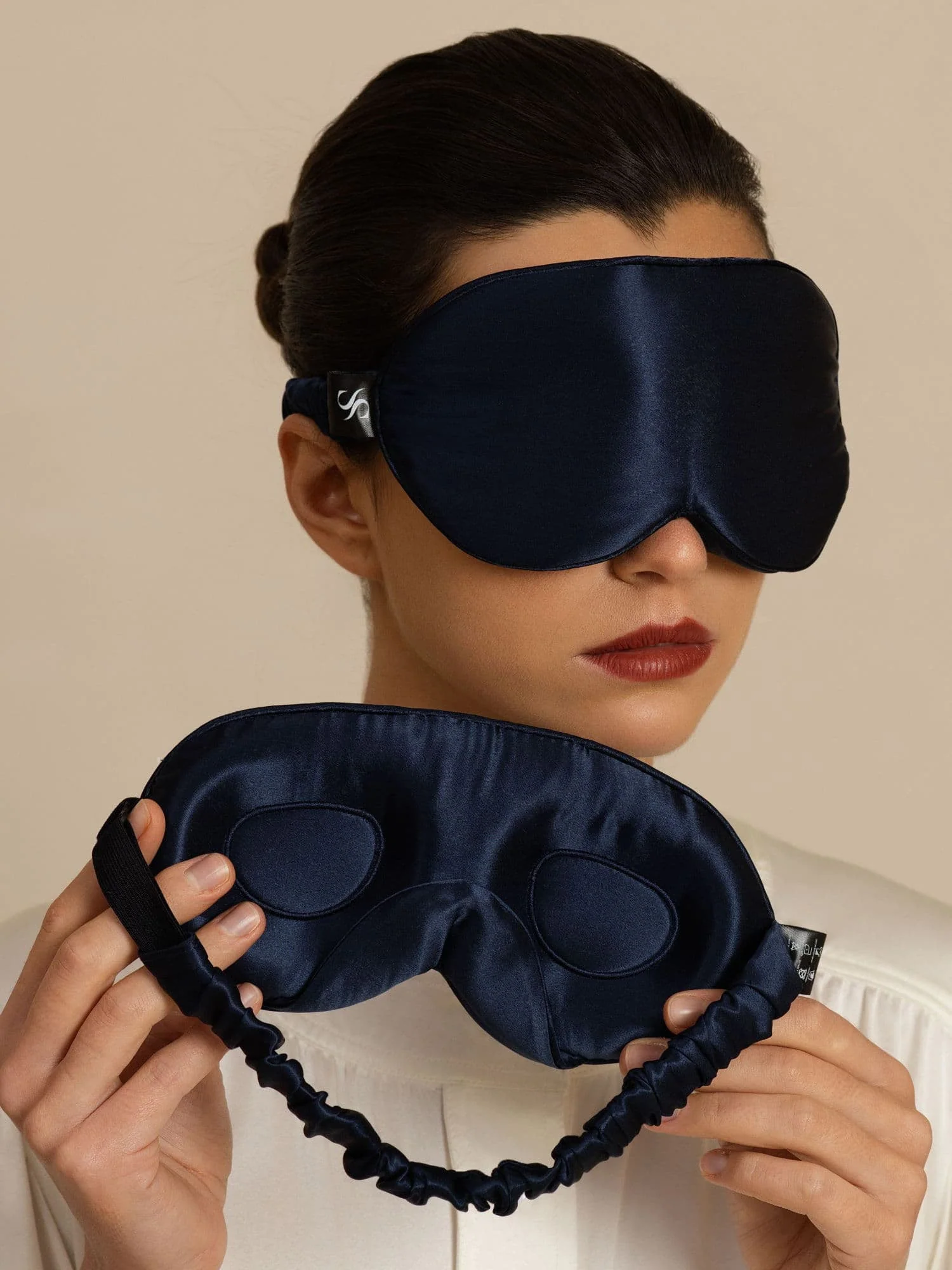 22 Momme 3D Sovemaske I Ren Silke Med Opgraderede Næsevinger - Image 9