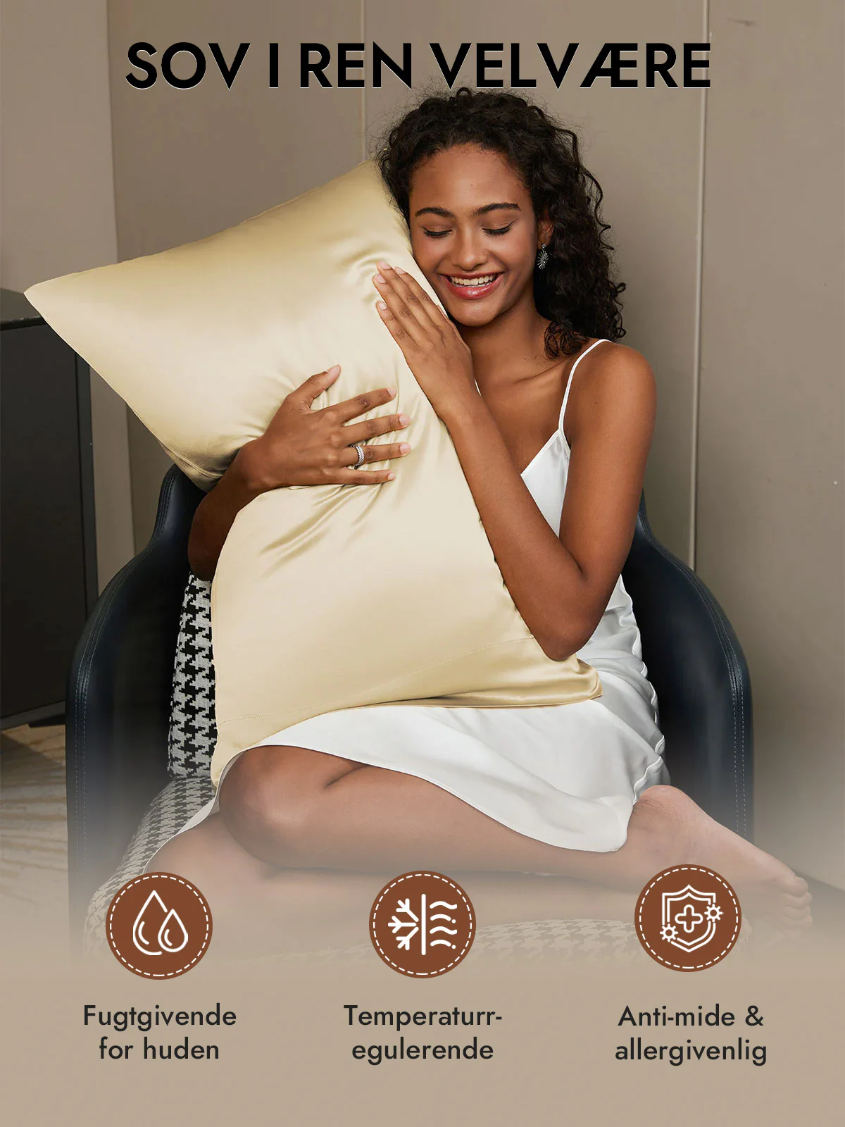 2 Stk 30Momme 100% Silke Pudebetræk Bundle- Skjult lynlås - Image 16