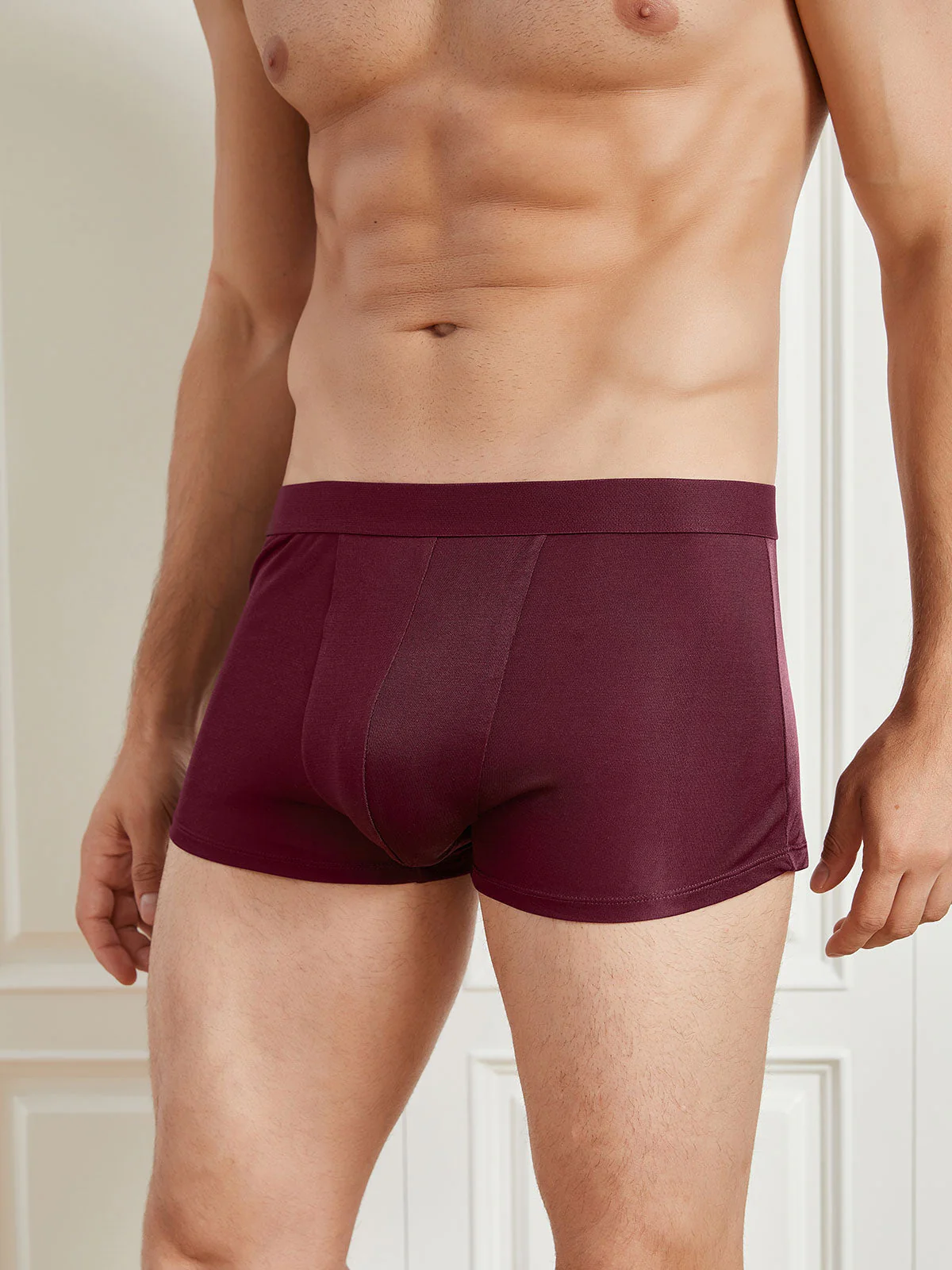 3-Pak Herre Boxershorts i Ren Silke - Image 12