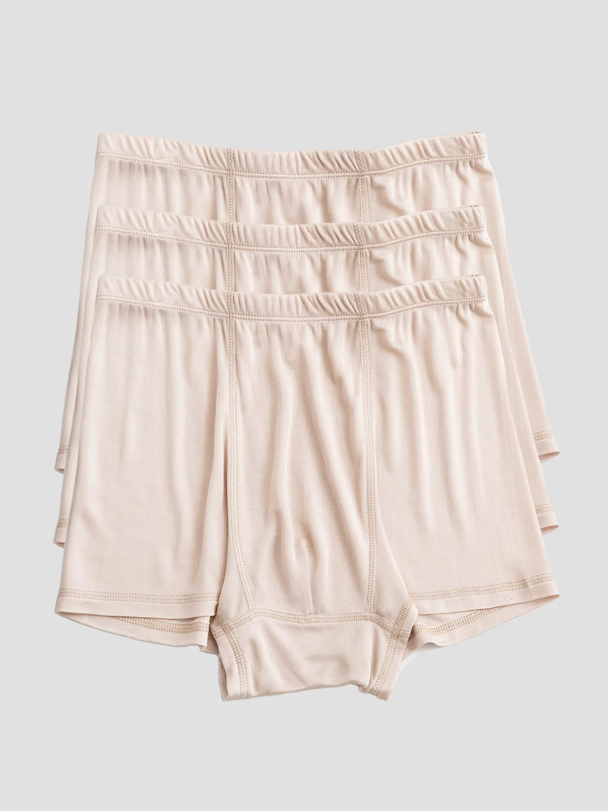3-Pak Herre Boxershorts i Ren Silke - Image 14