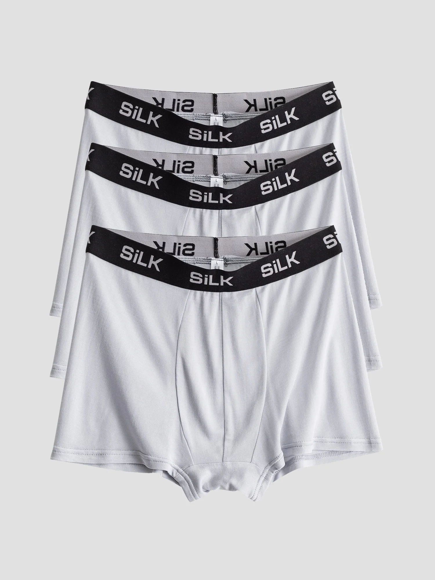 3-Pak Herre Ultra Bløde Komfortable Boxershorts i Ren Silke - Image 13