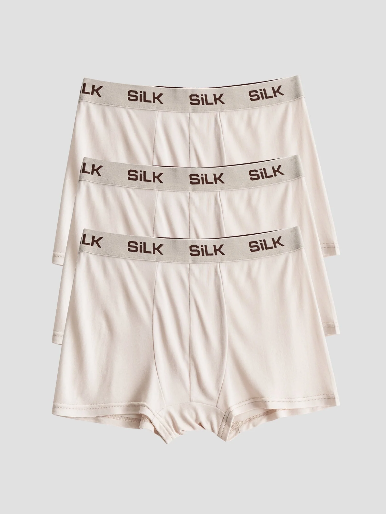 3-Pak Herre Ultra Bløde Komfortable Boxershorts i Ren Silke - Image 17