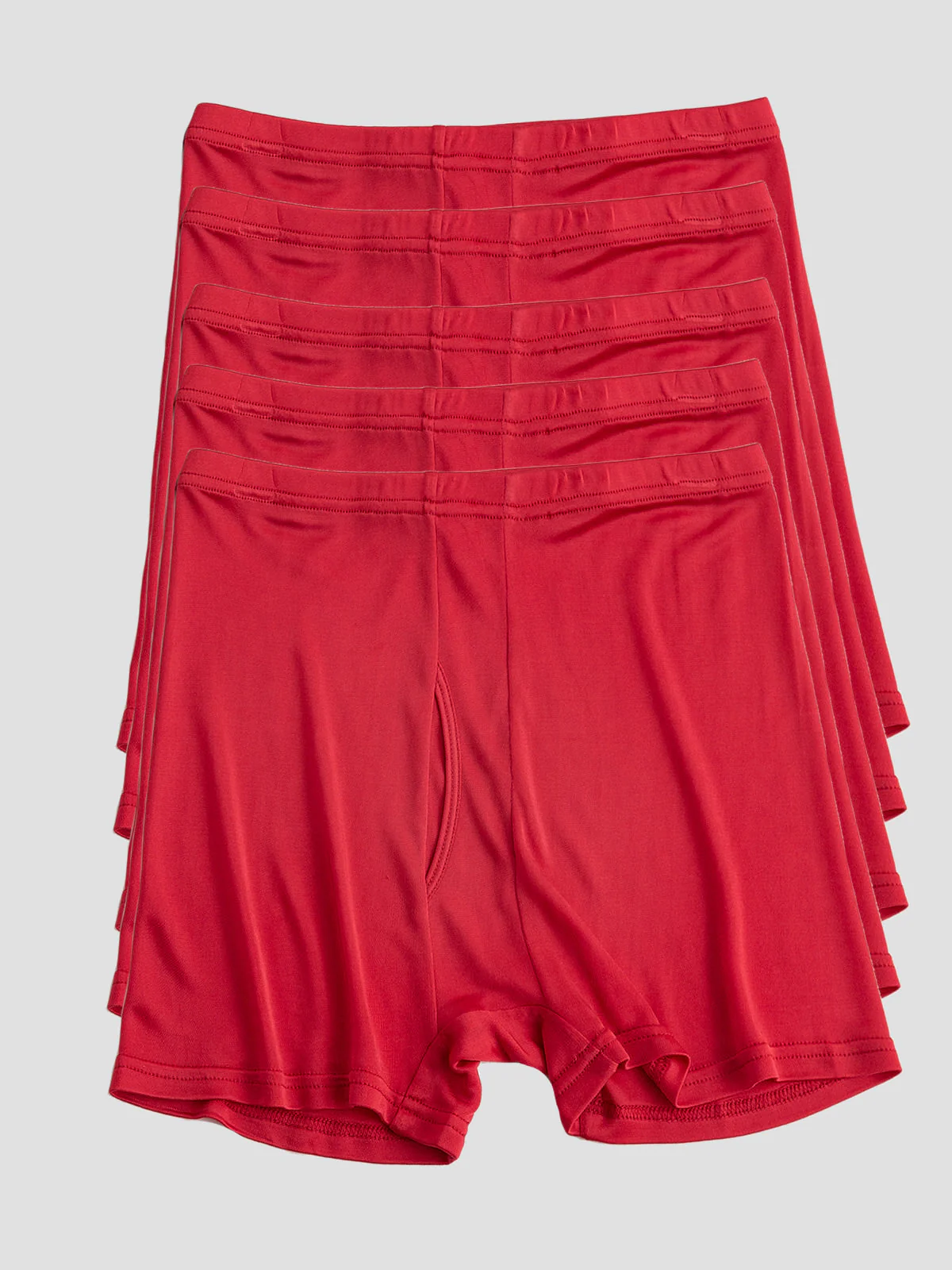 5-Pak Herre Boxershorts i Ren Silke med Gylp - Image 12