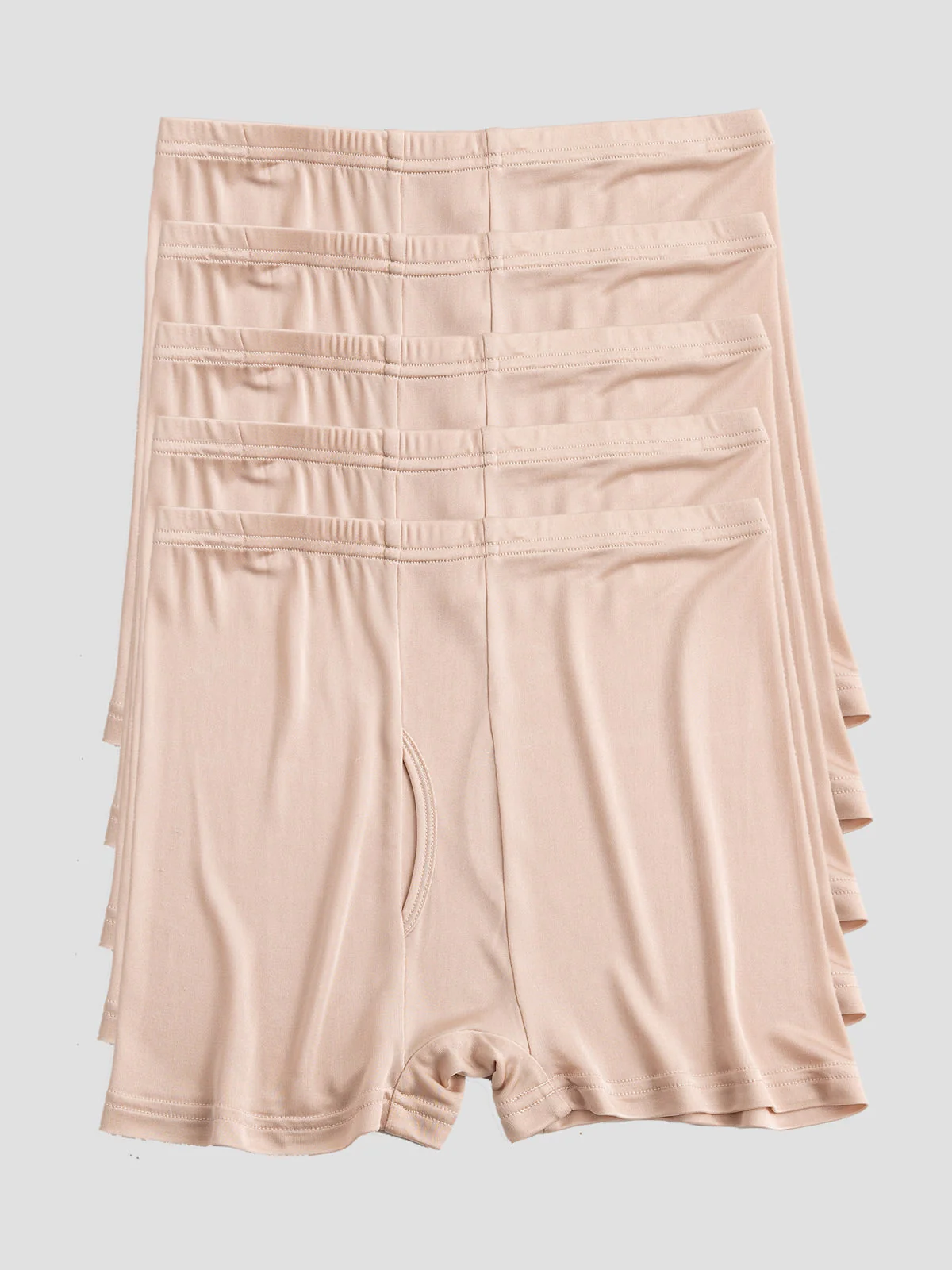 5-Pak Herre Boxershorts i Ren Silke med Gylp - Image 8