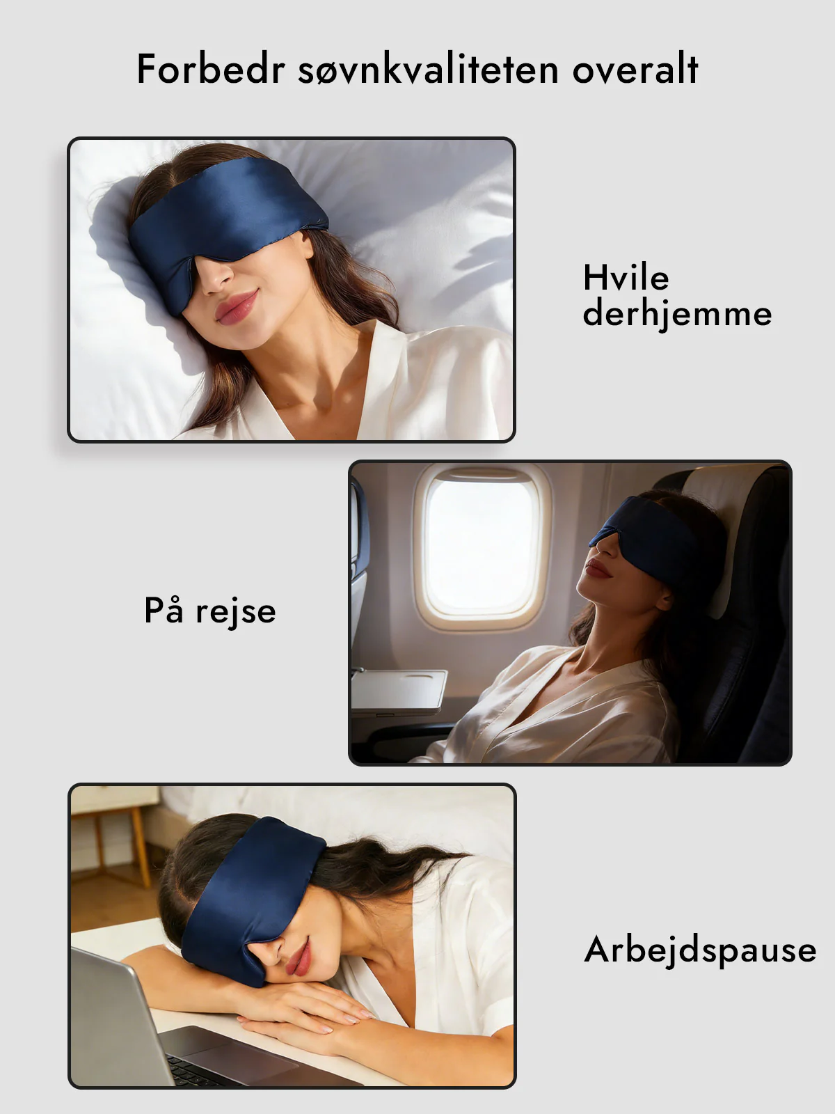 Elegant Et Stykke Silke Søvn Øjenmaske - Image 18