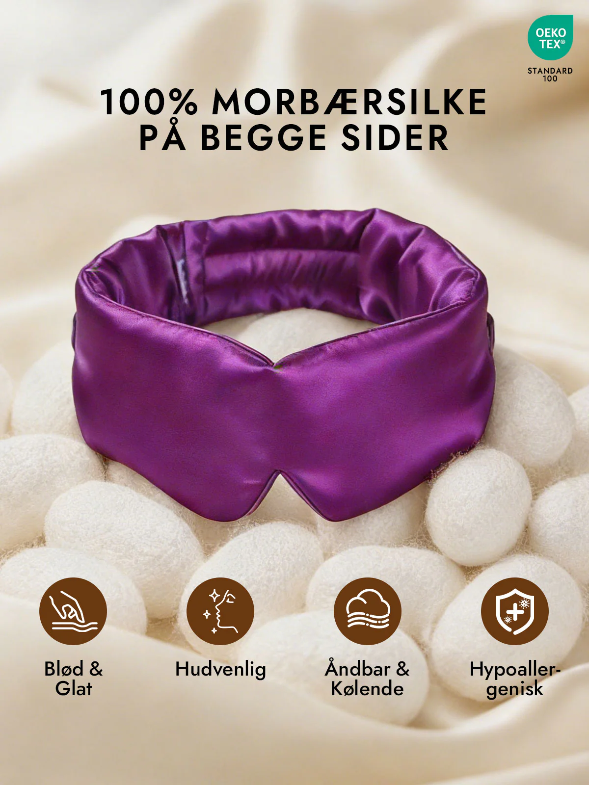 Elegant Et Stykke Silke Søvn Øjenmaske - Image 38