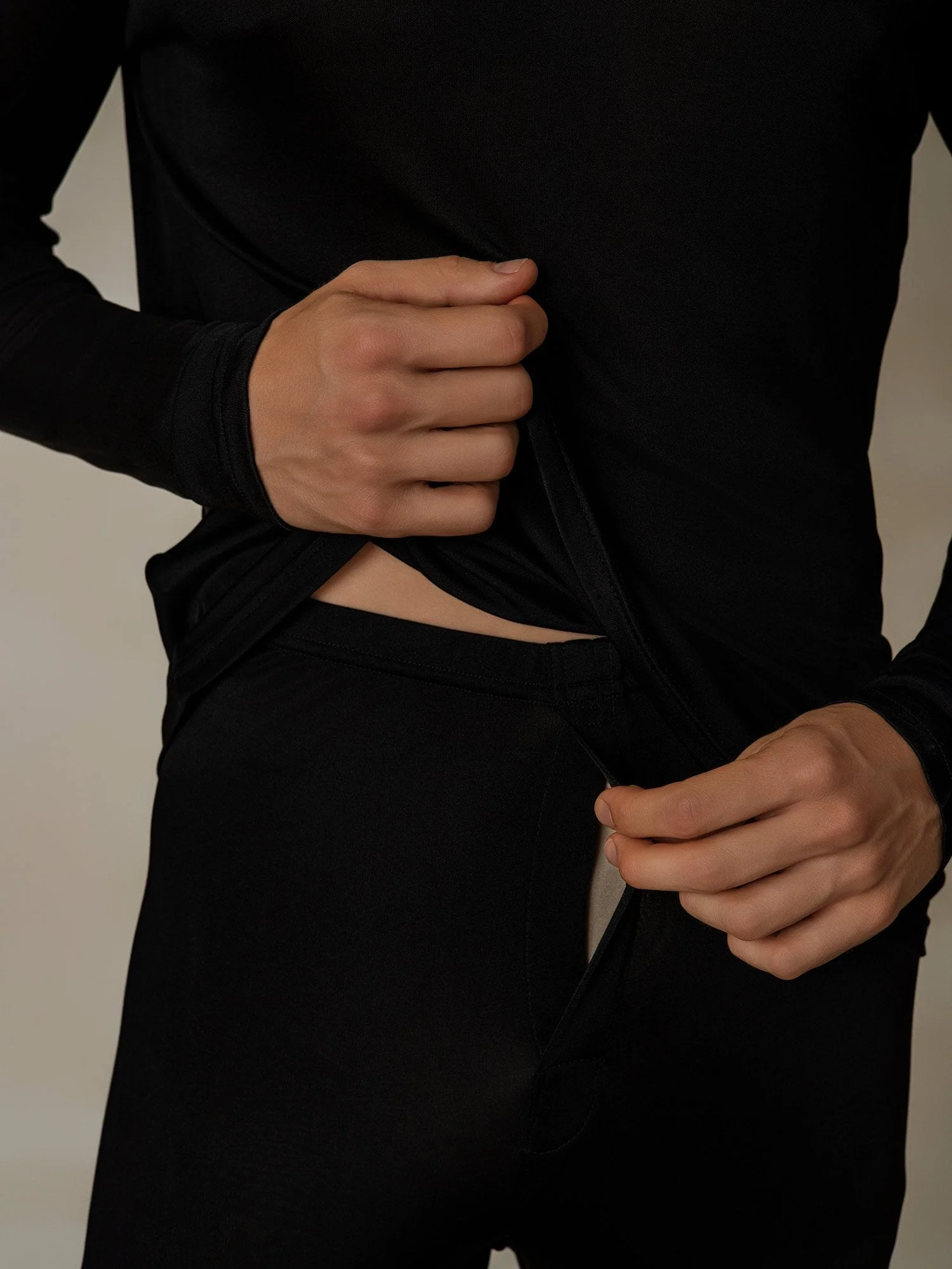 Herre Silkejersey Langærmet Undertøj - Image 11