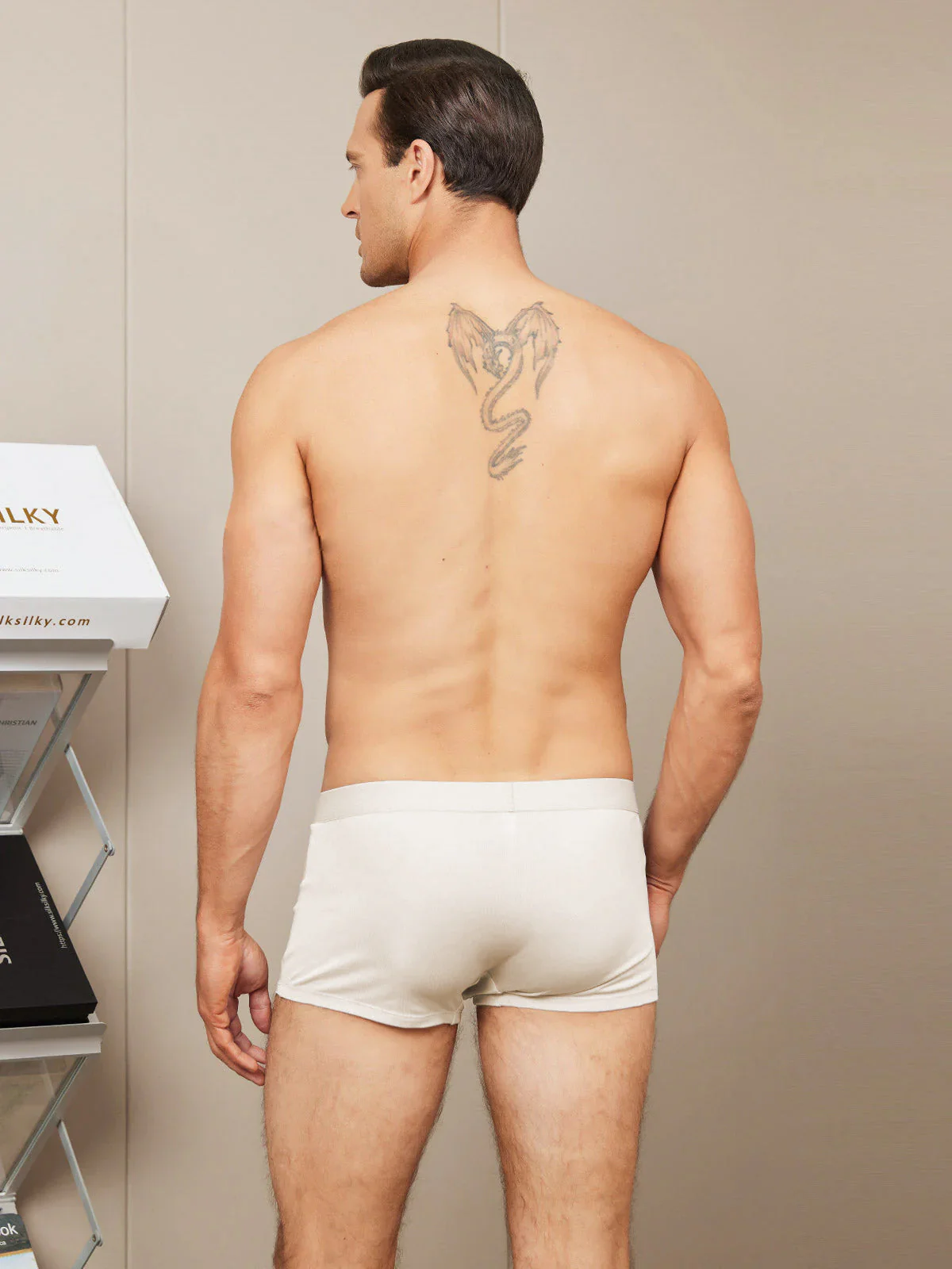 Herre Boxershorts Ren Silke - Image 20