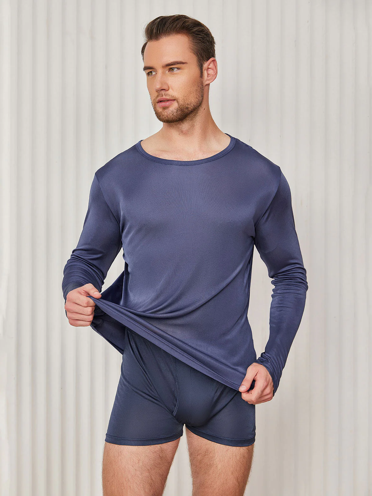Herre Mode Silke Tee - Image 9
