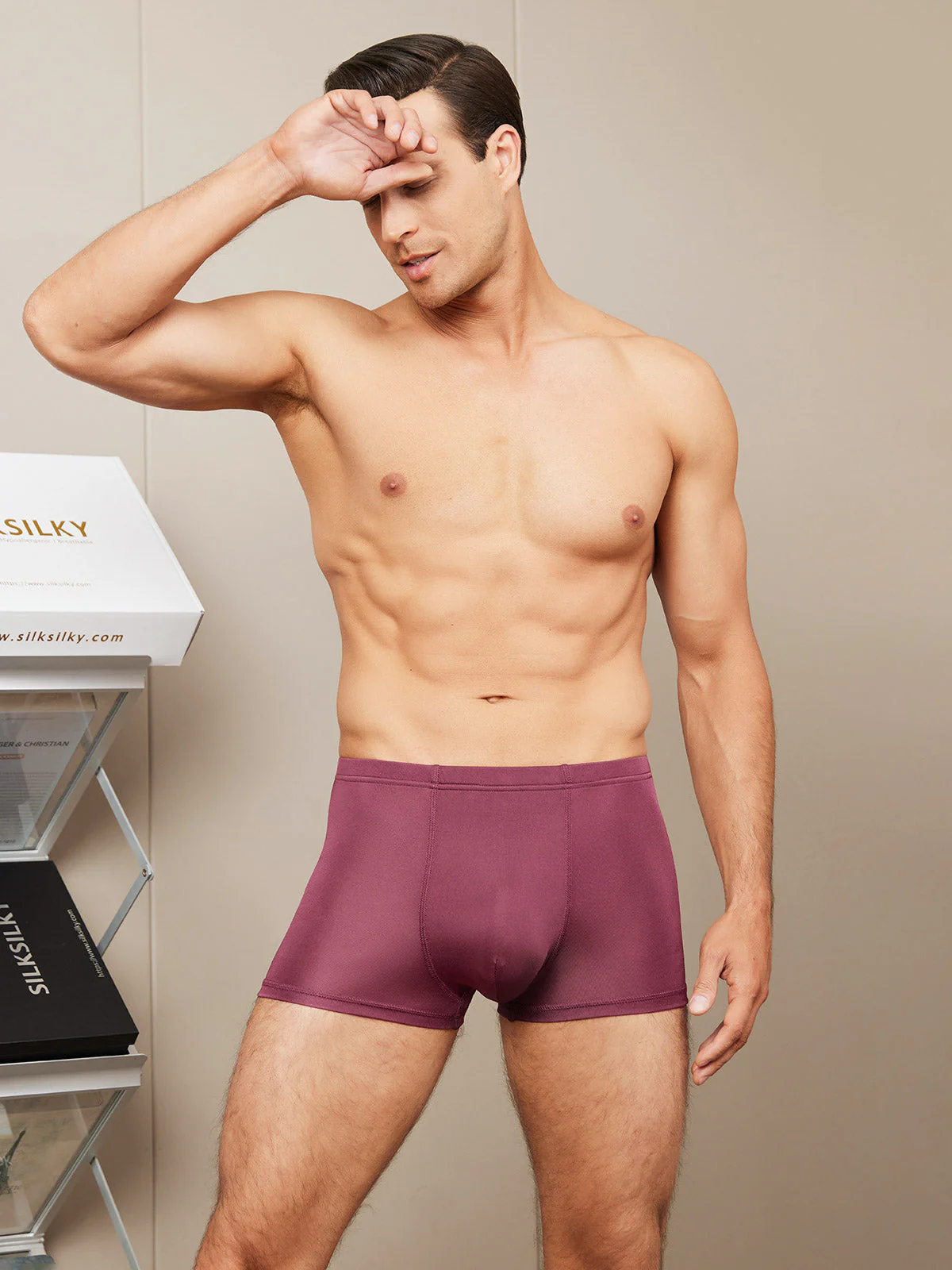 Herre Boxershorts Af Ren Silke Undertøj - Image 14