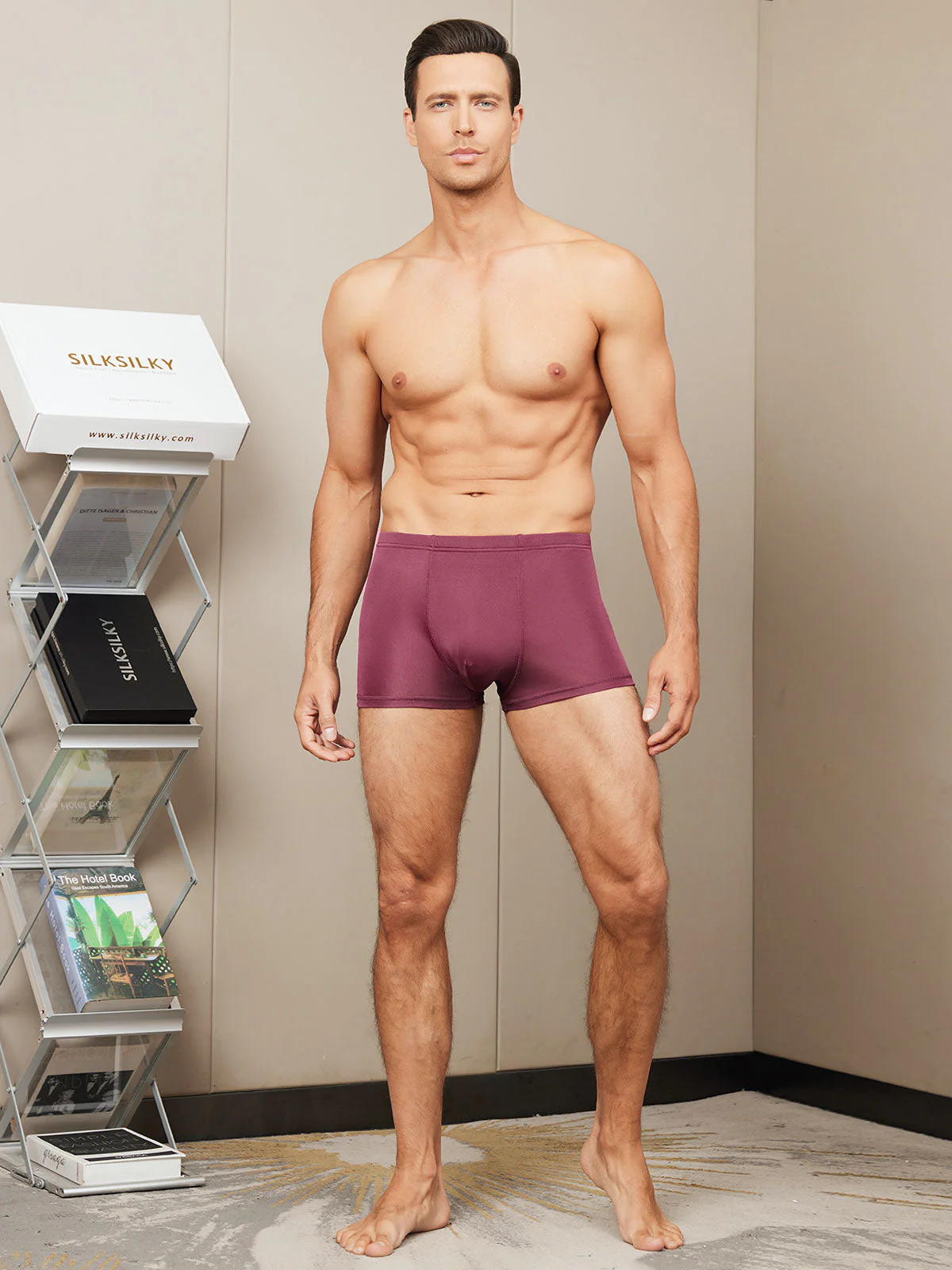 Herre Boxershorts Af Ren Silke Undertøj - Image 16