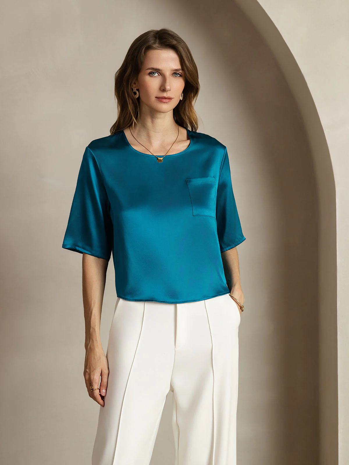 100% Silke Casual Dame T-shirt - Image 29