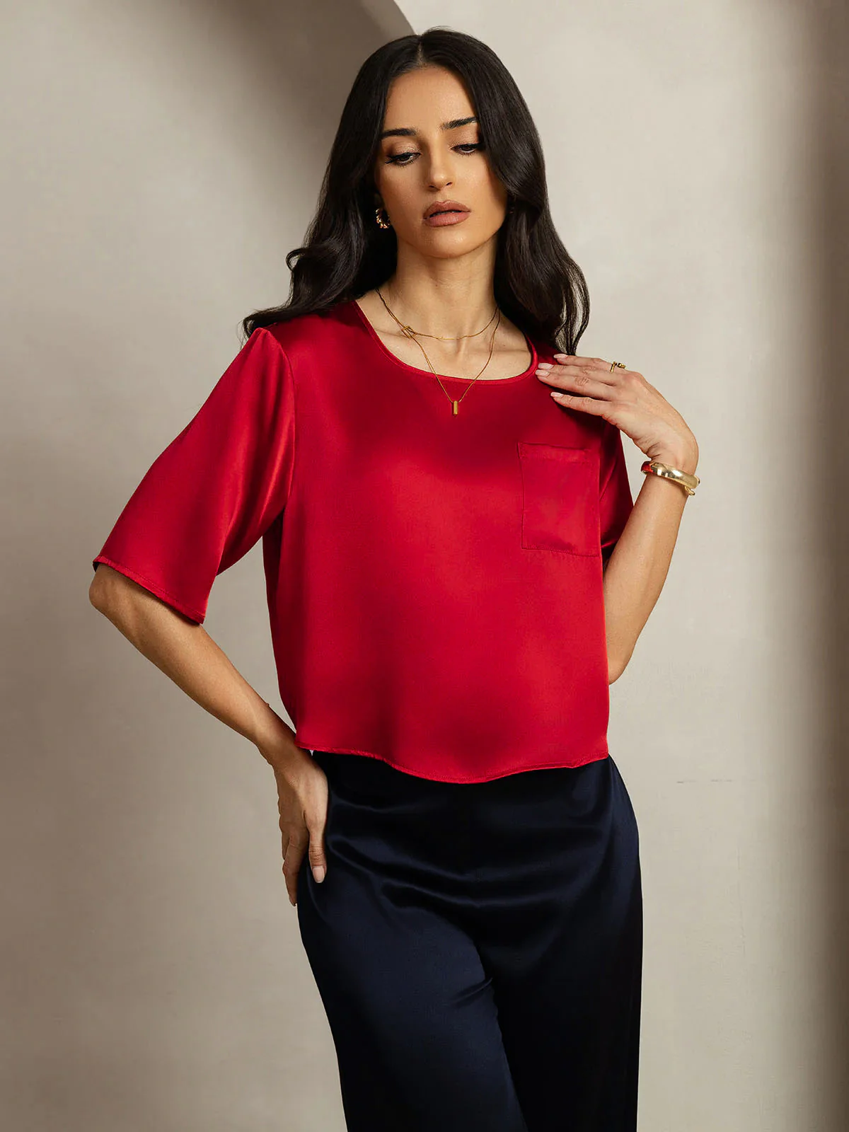 100% Silke Casual Dame T-shirt - Image 38