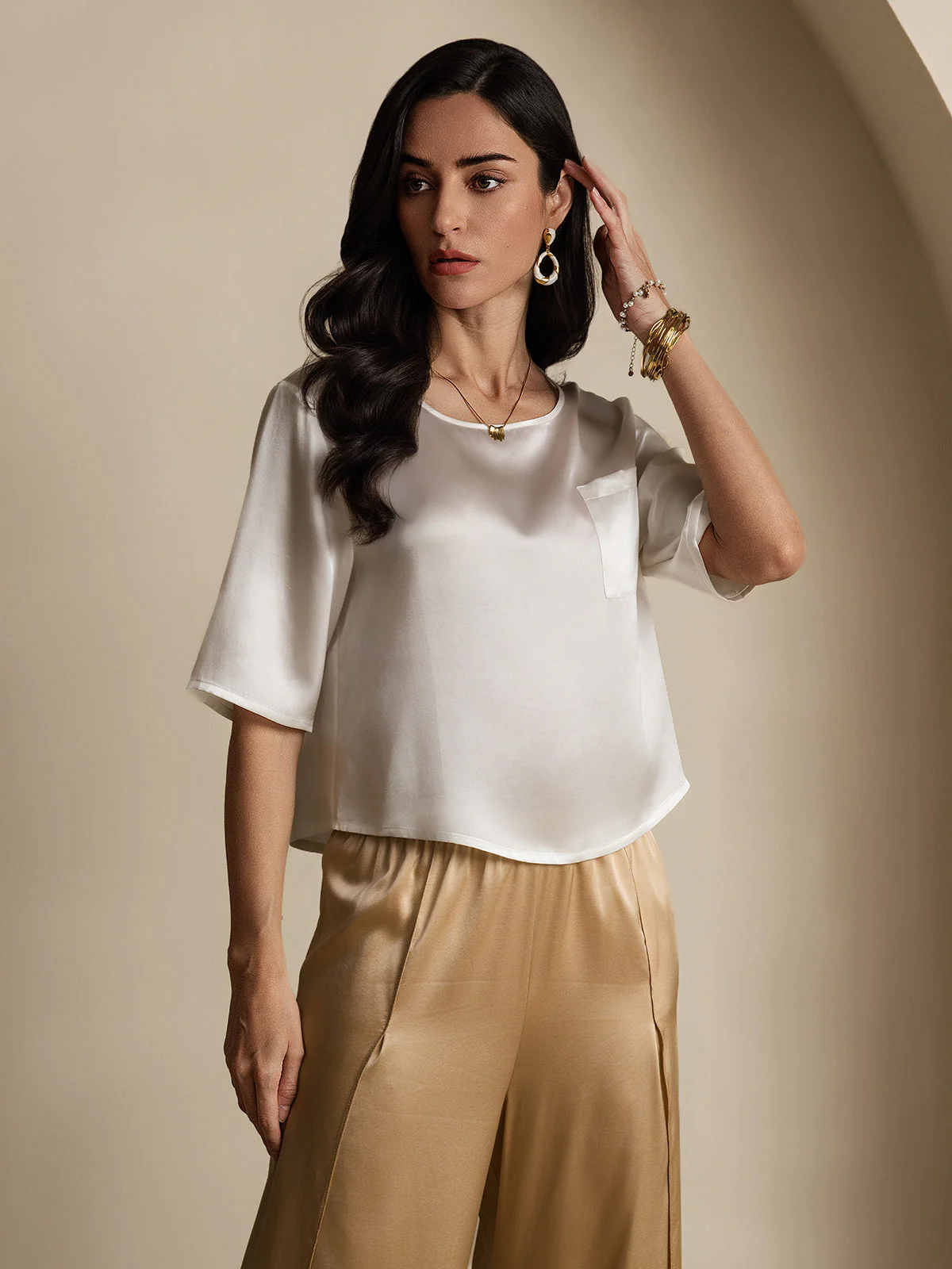 100% Silke Casual Dame T-shirt - Image 4