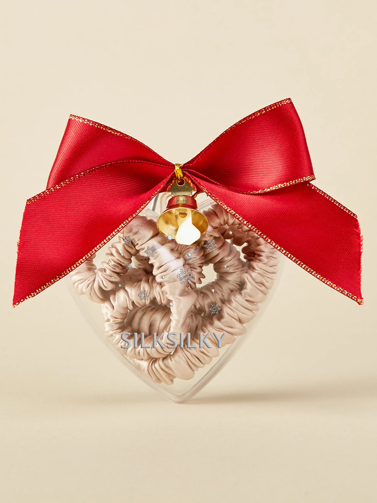 3Stk Ren Silke Holiday Tynd Hår Scrunchie Ornament - 1cm - Image 9