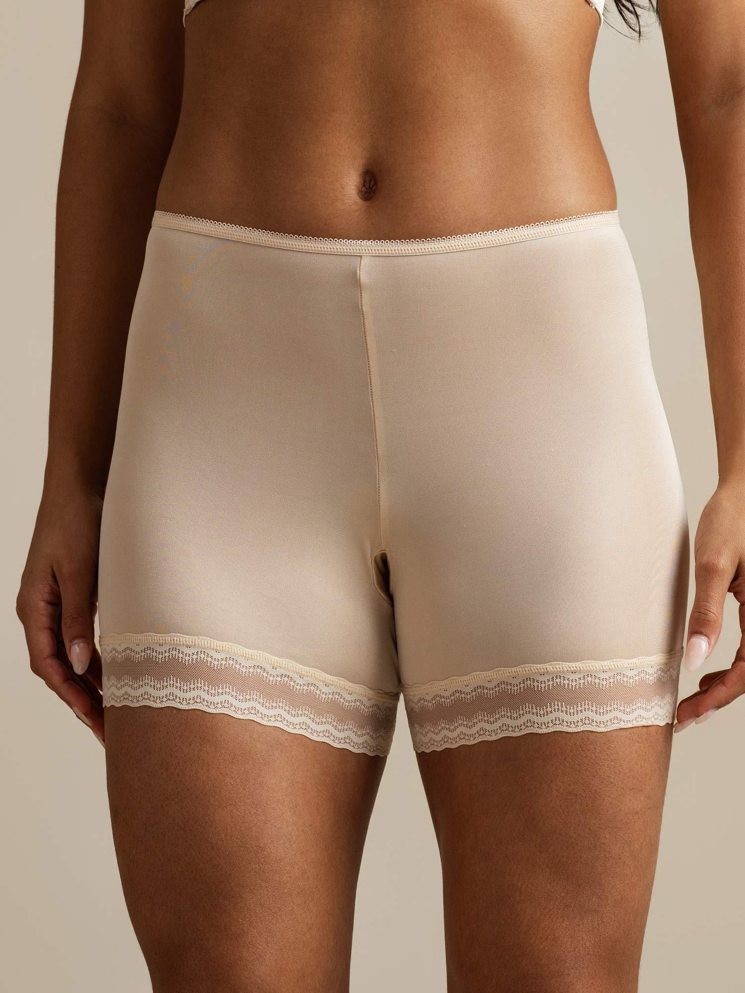 Ren Silke Blonder Kant Anti-Gnidning Shorts - Image 10