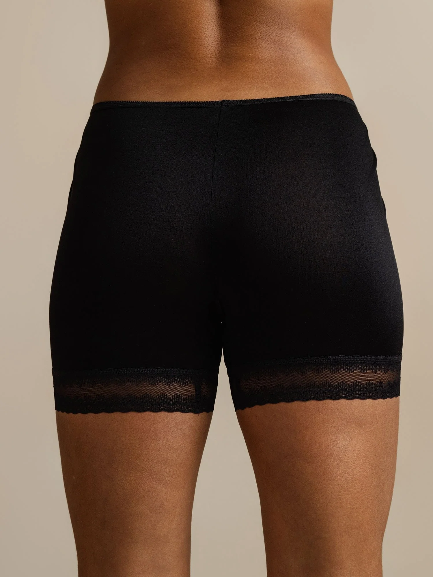Ren Silke Blonder Kant Anti-Gnidning Shorts - Image 2