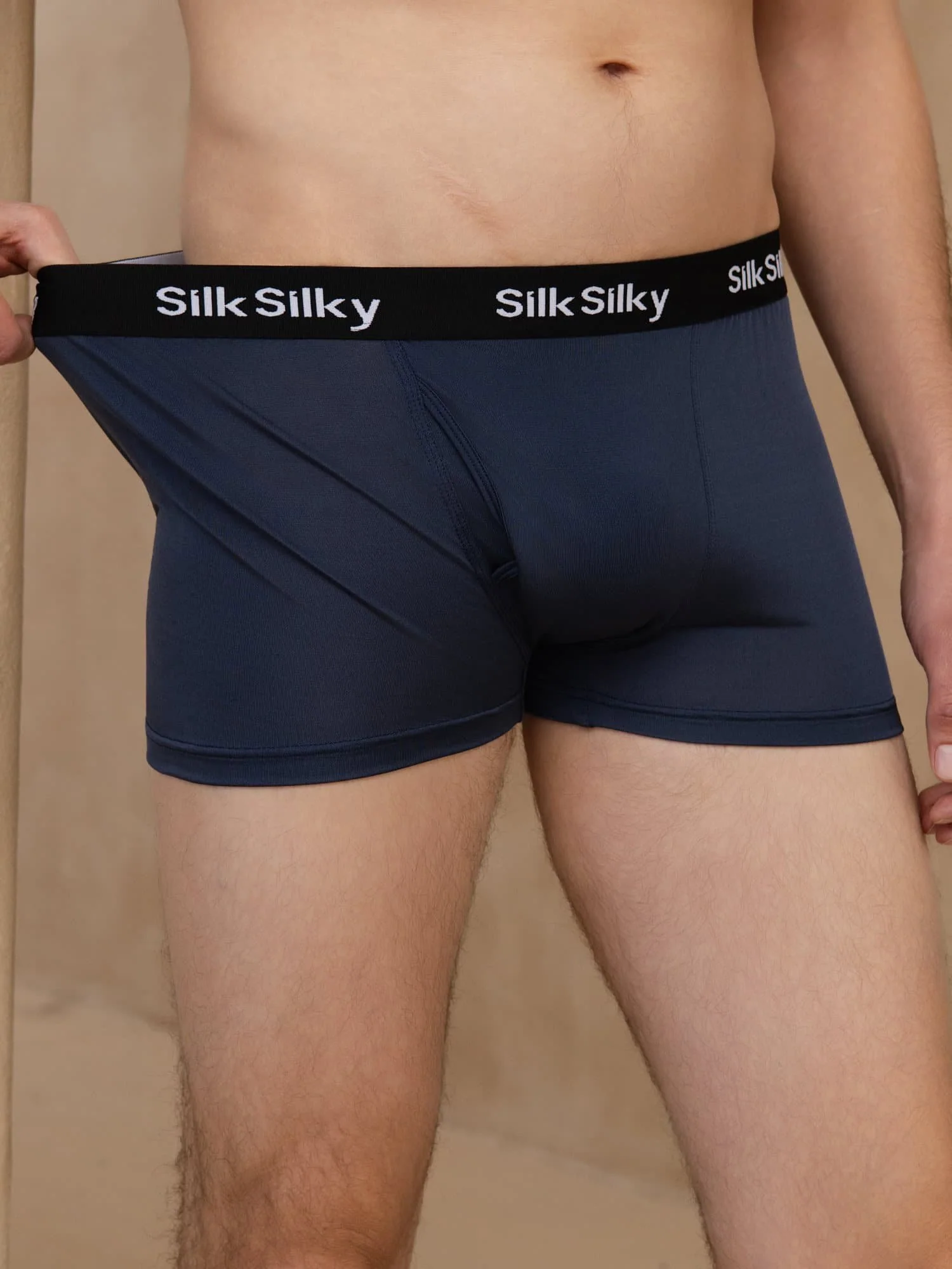 Ren Silke Herre Komfort Åndbar Boxer Brief Underbukser - Image 10