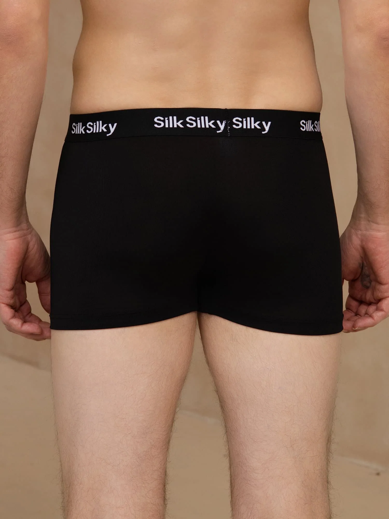 Ren Silke Herre Komfort Åndbar Boxer Brief Underbukser - Image 6