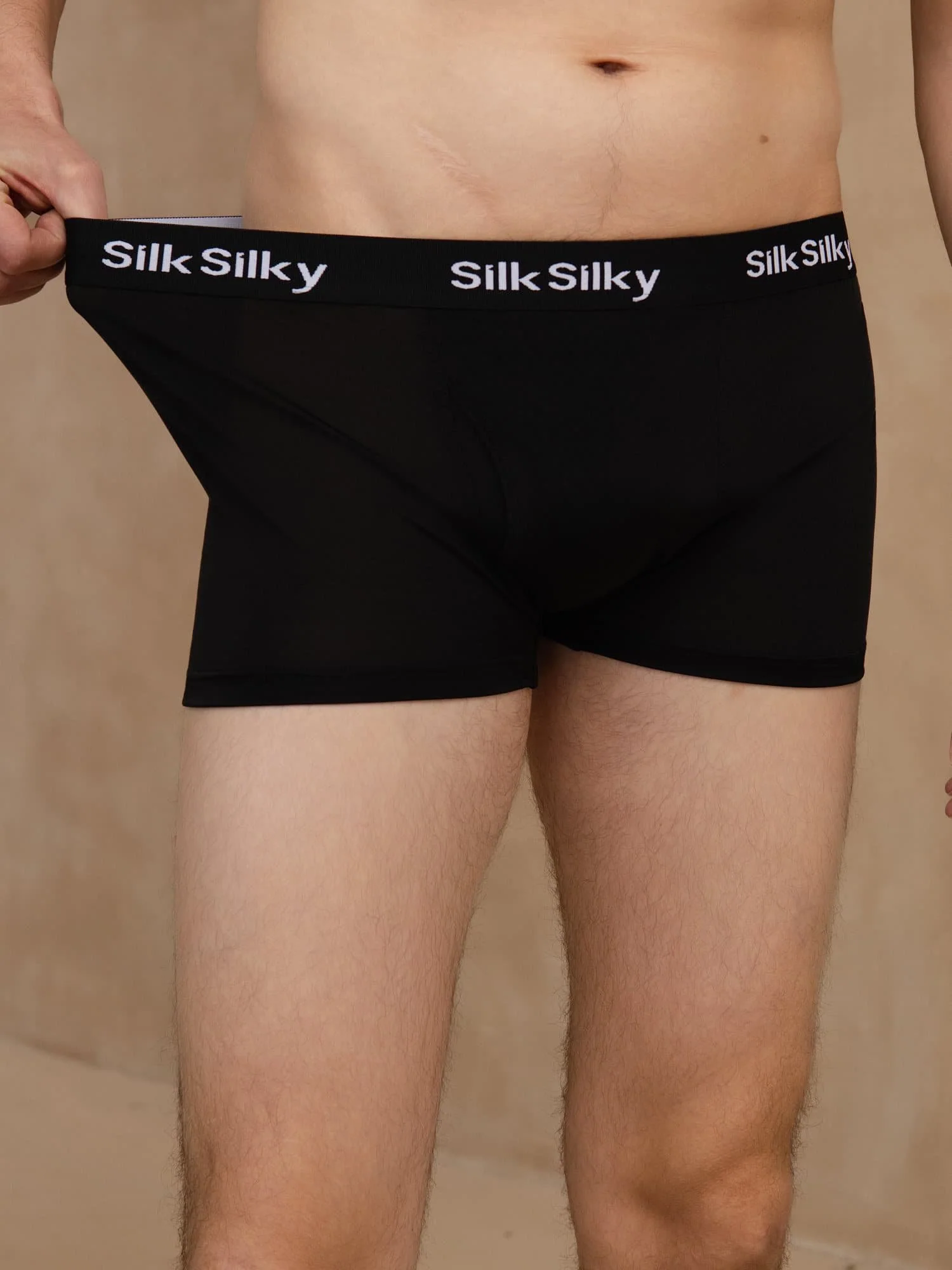 Ren Silke Herre Komfort Åndbar Boxer Brief Underbukser - Image 7