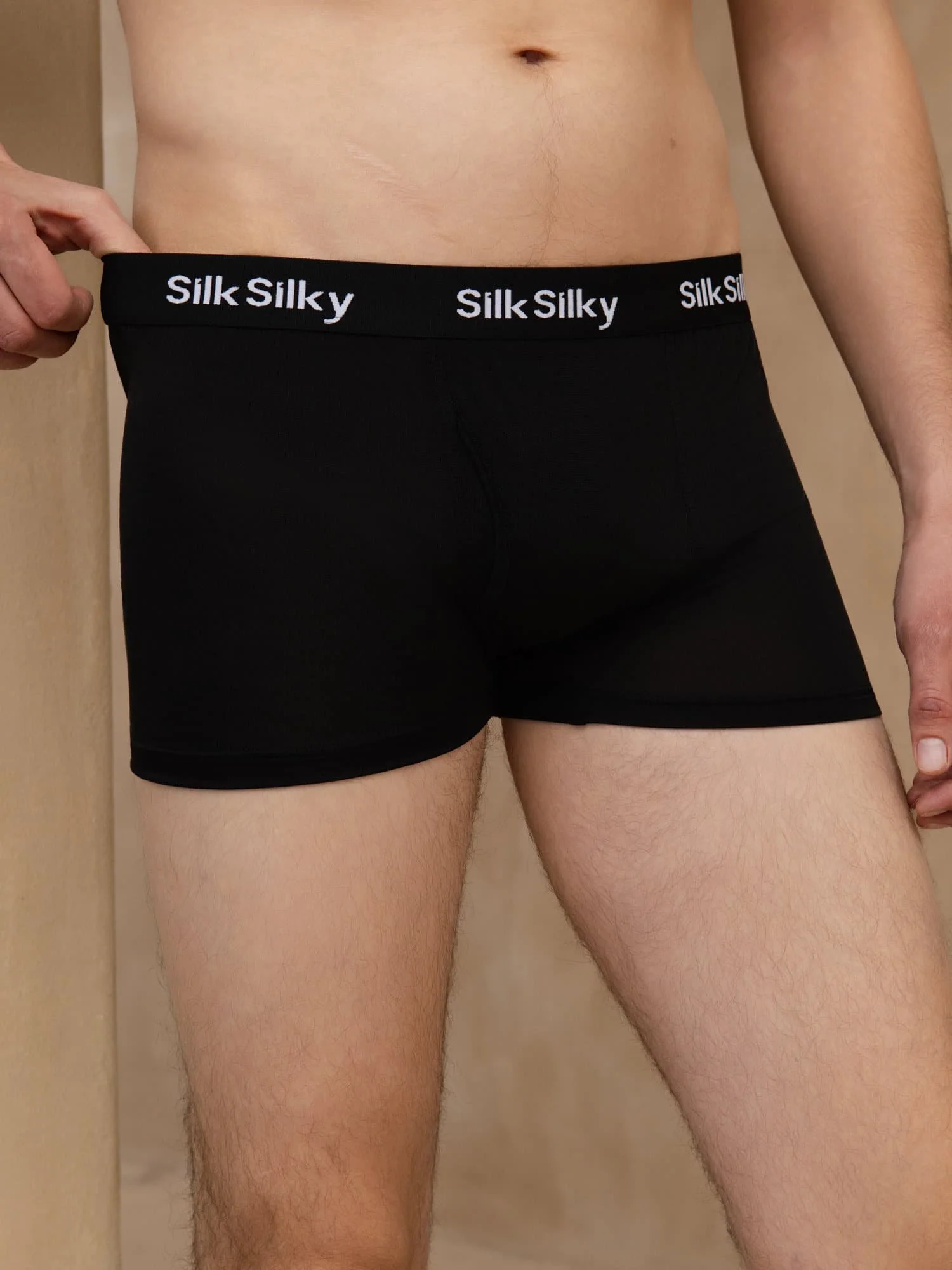 Ren Silke Herre Komfort Åndbar Boxer Brief Underbukser - Image 8
