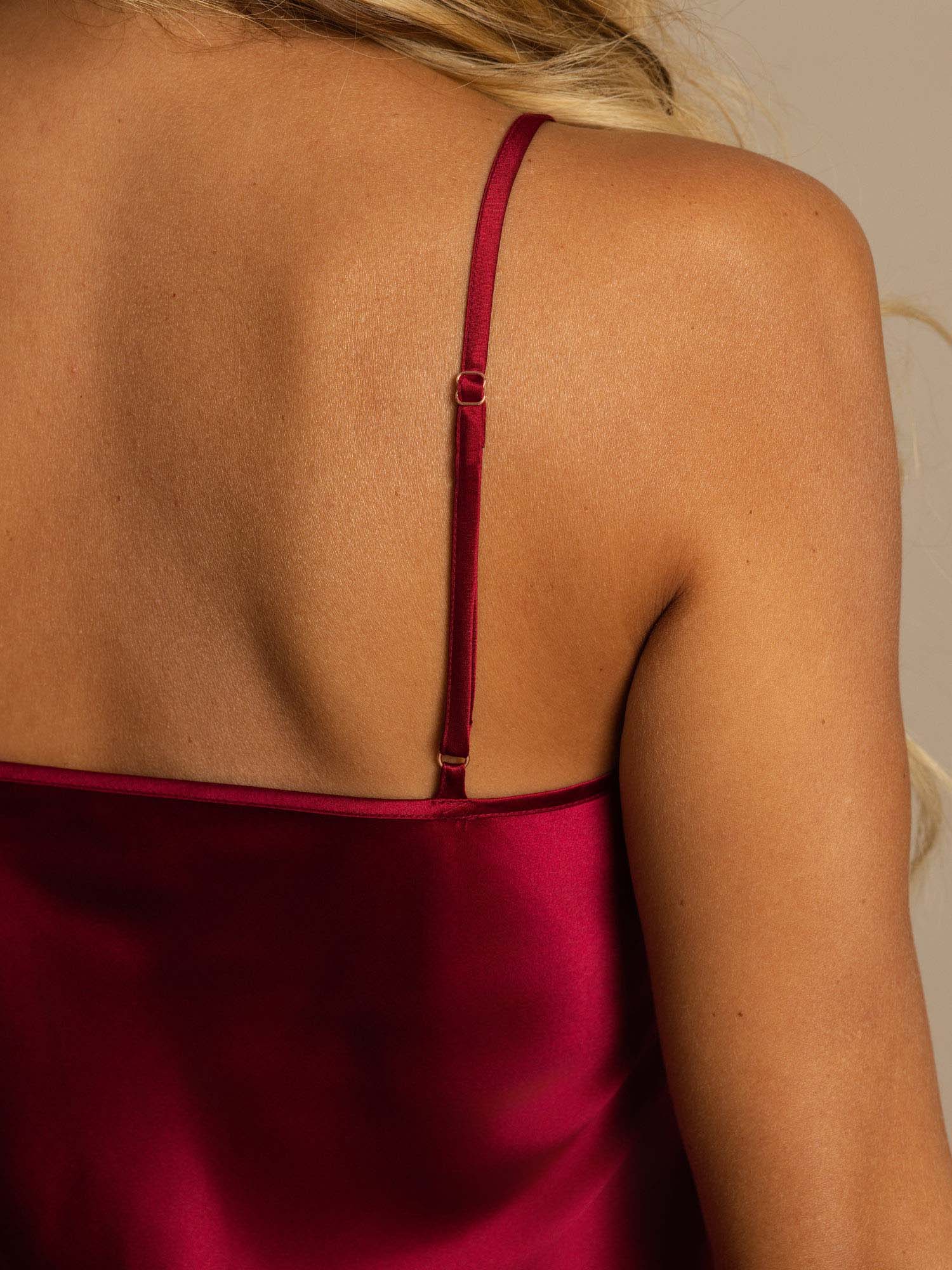 100% Silke Sexet Chemise Slip Natkjole - Image 24