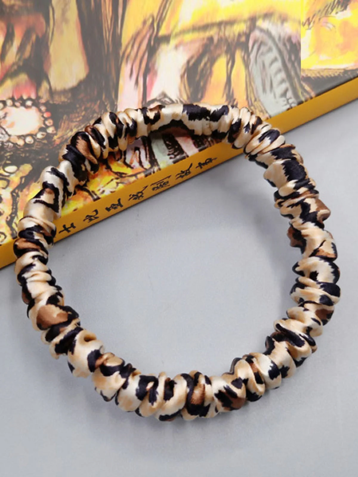 Ren Silke Blød Tynd Hår Scrunchie - 1cm - Image 12