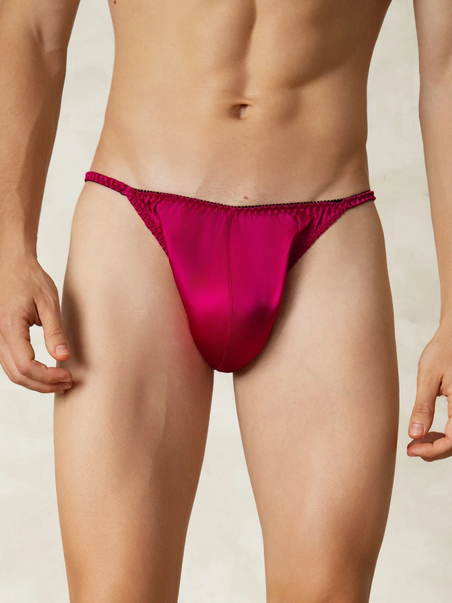 100% Mulberrysilke Herre G-Streng Undertøj - Image 34