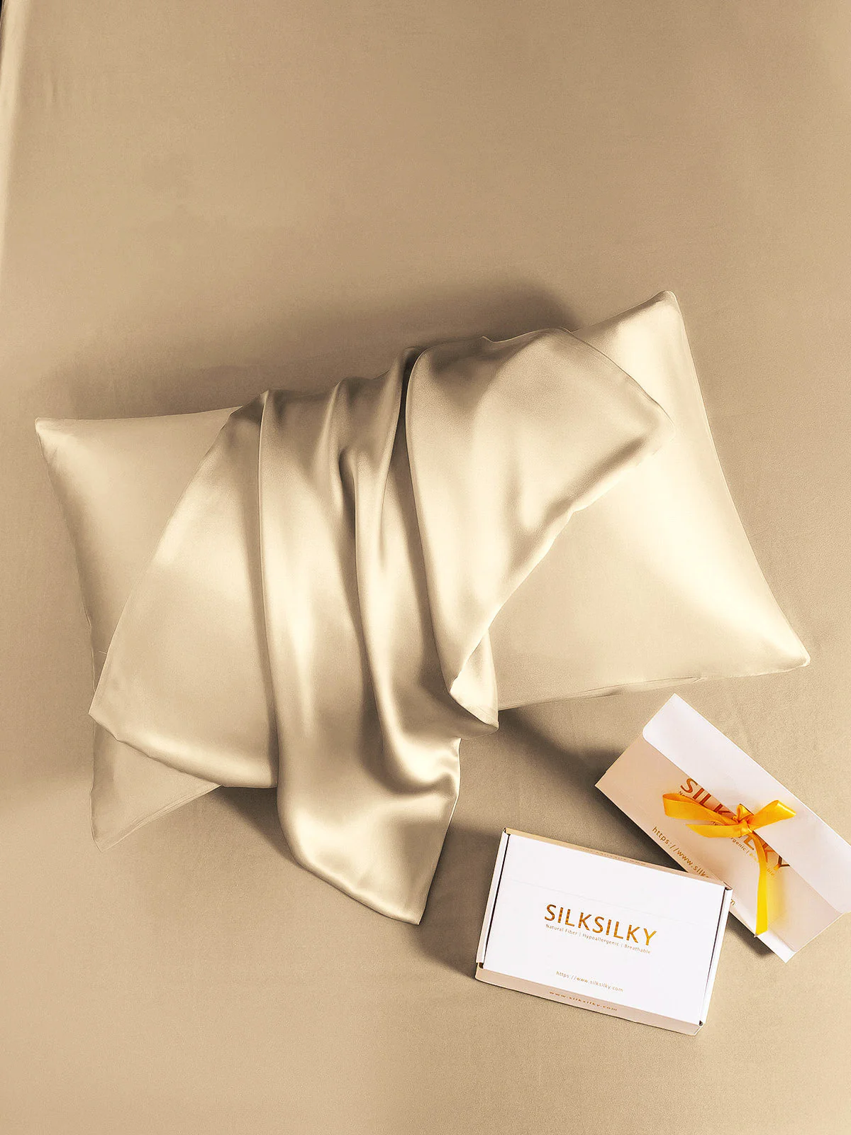 19Momme 100% Silke Pudebetræk - Kuvert lukning - Image 69
