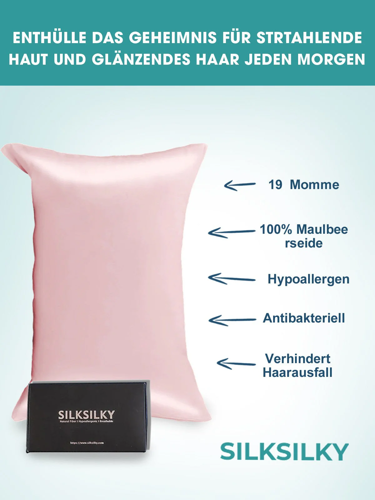 2Stk 19Momme Silke Pudebetræk Bundt - Konvolut - Image 33