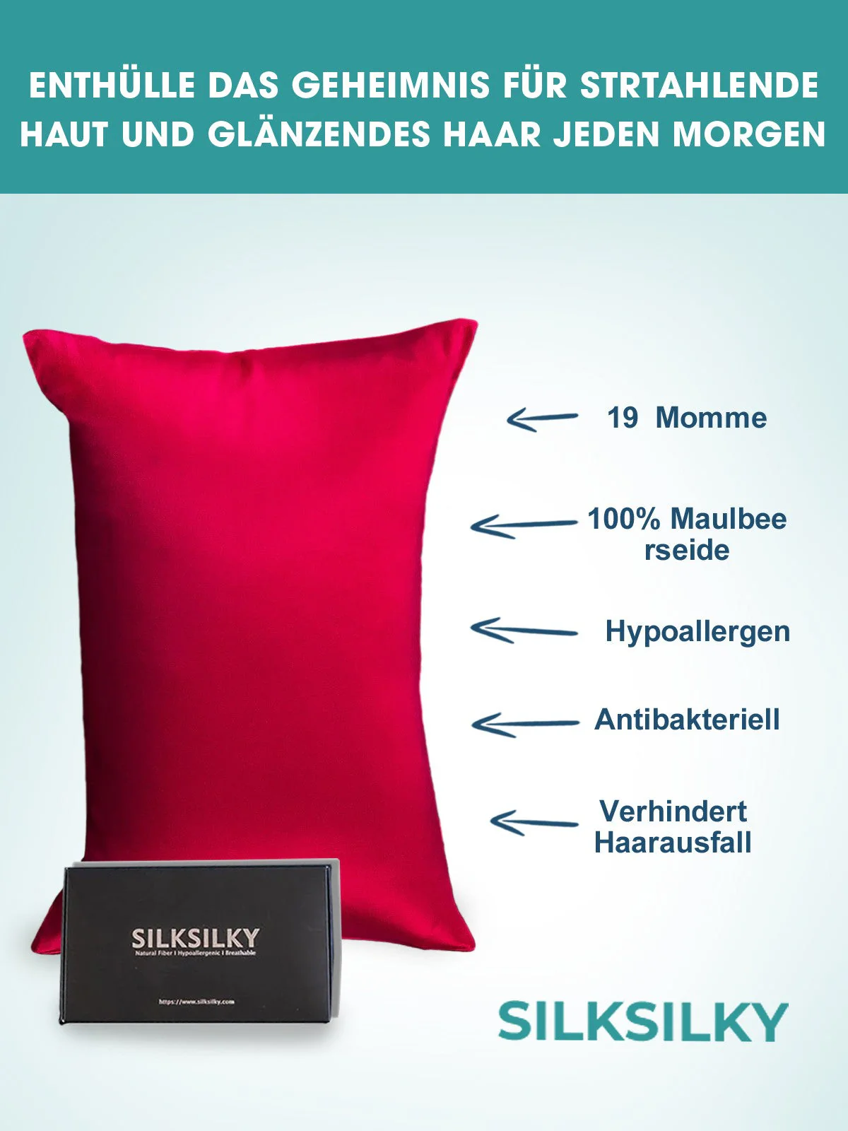 2Stk 19Momme Silke Pudebetræk Bundt - Konvolut - Image 38