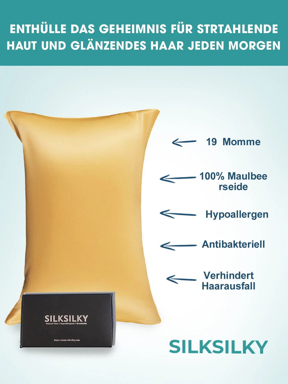2Stk 19Momme Silke Pudebetræk Bundt - Konvolut - Image 44