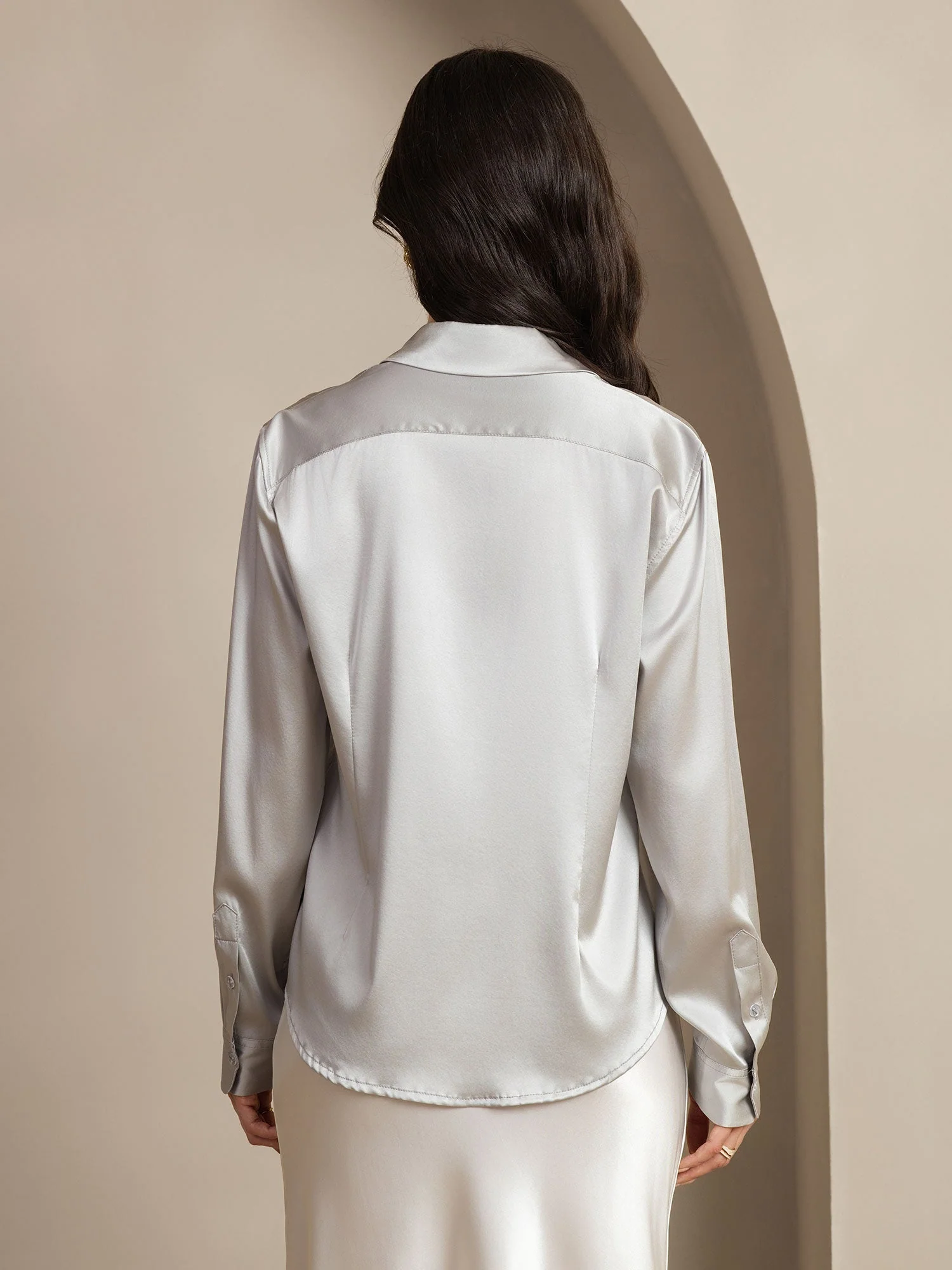 Silke Basic Military Lapel Shirt - Image 86