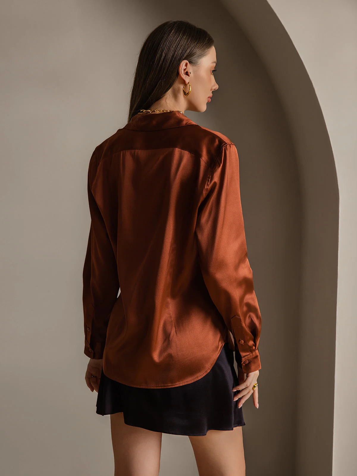 19Momme Silke Basic Krave Skjorte - Image 18