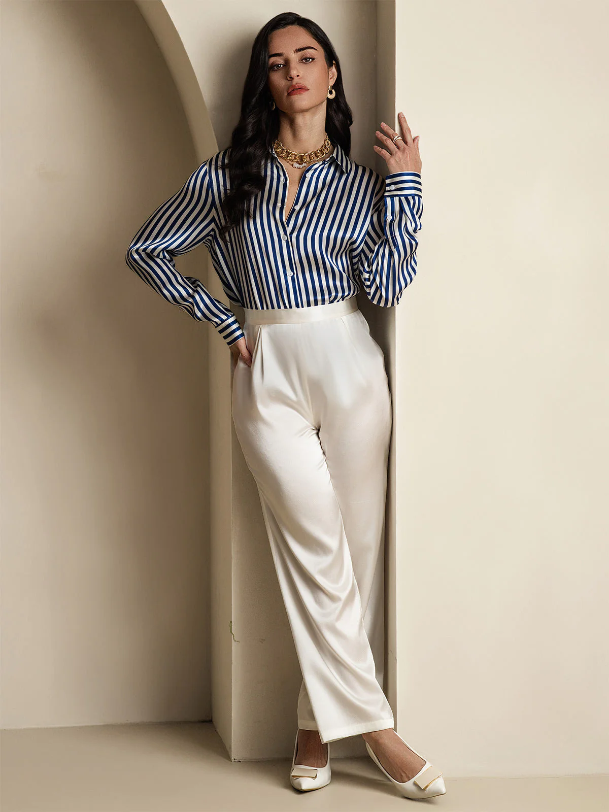 19Momme Silke Basic Krave Skjorte - Image 8