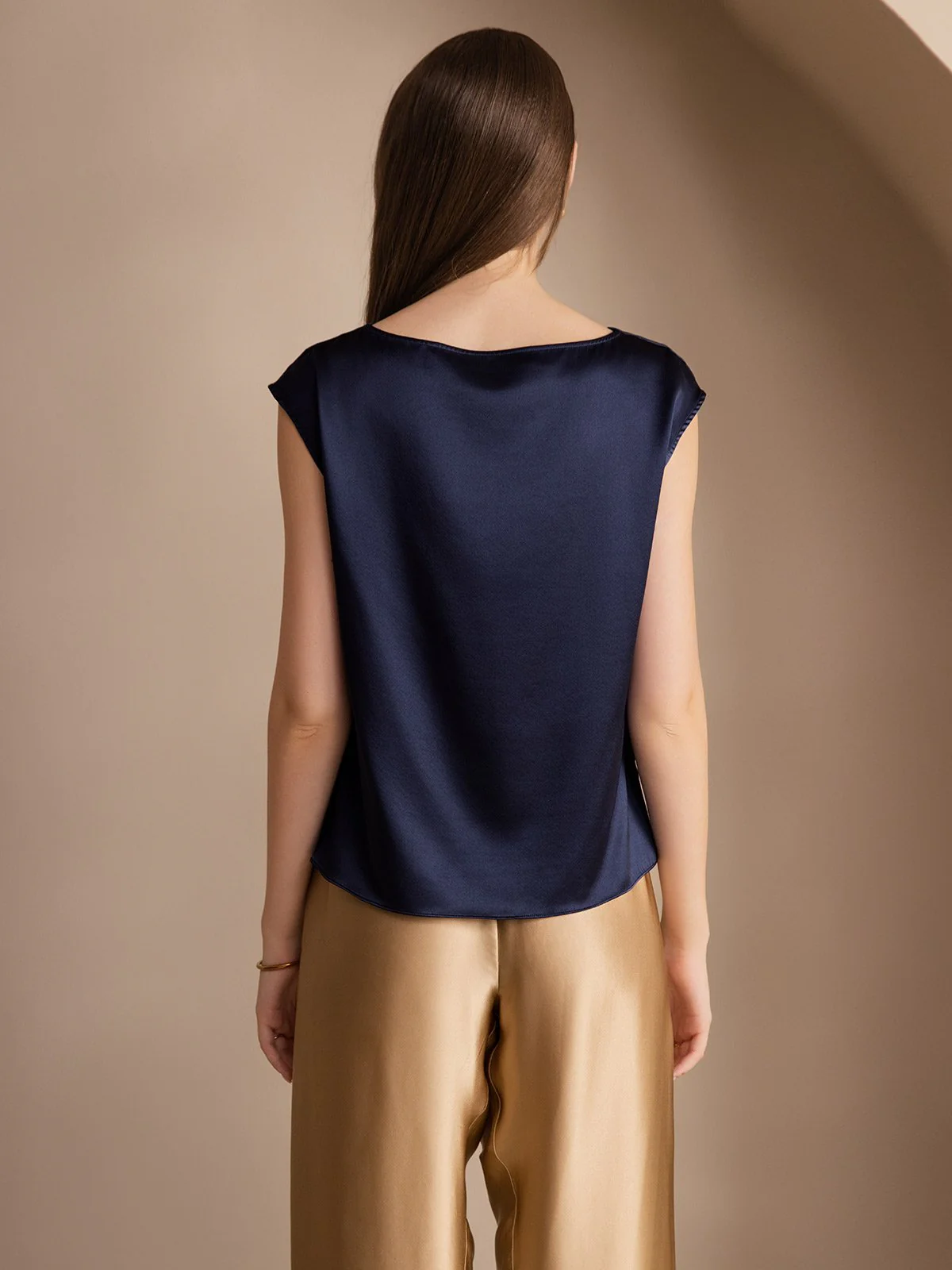 19Momme Silke Kappeærme Halskrave Tanktop/Bluse - Image 23