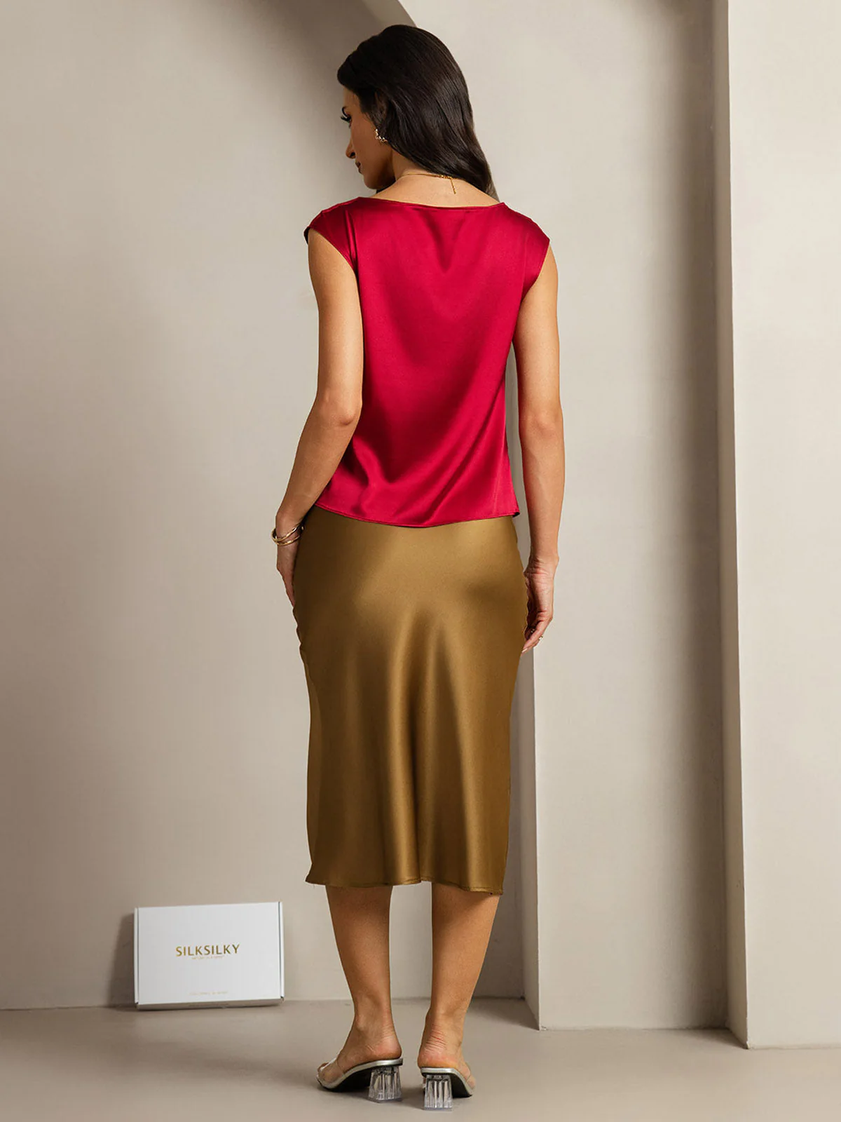 19Momme Silke Kappeærme Halskrave Tanktop/Bluse - Image 53