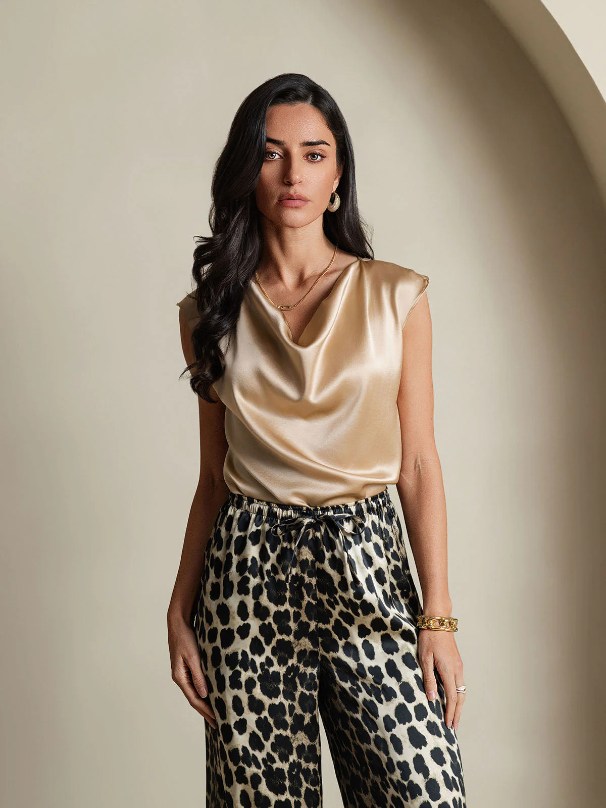 19Momme Silke Kappeærme Halskrave Tanktop/Bluse - Image 62
