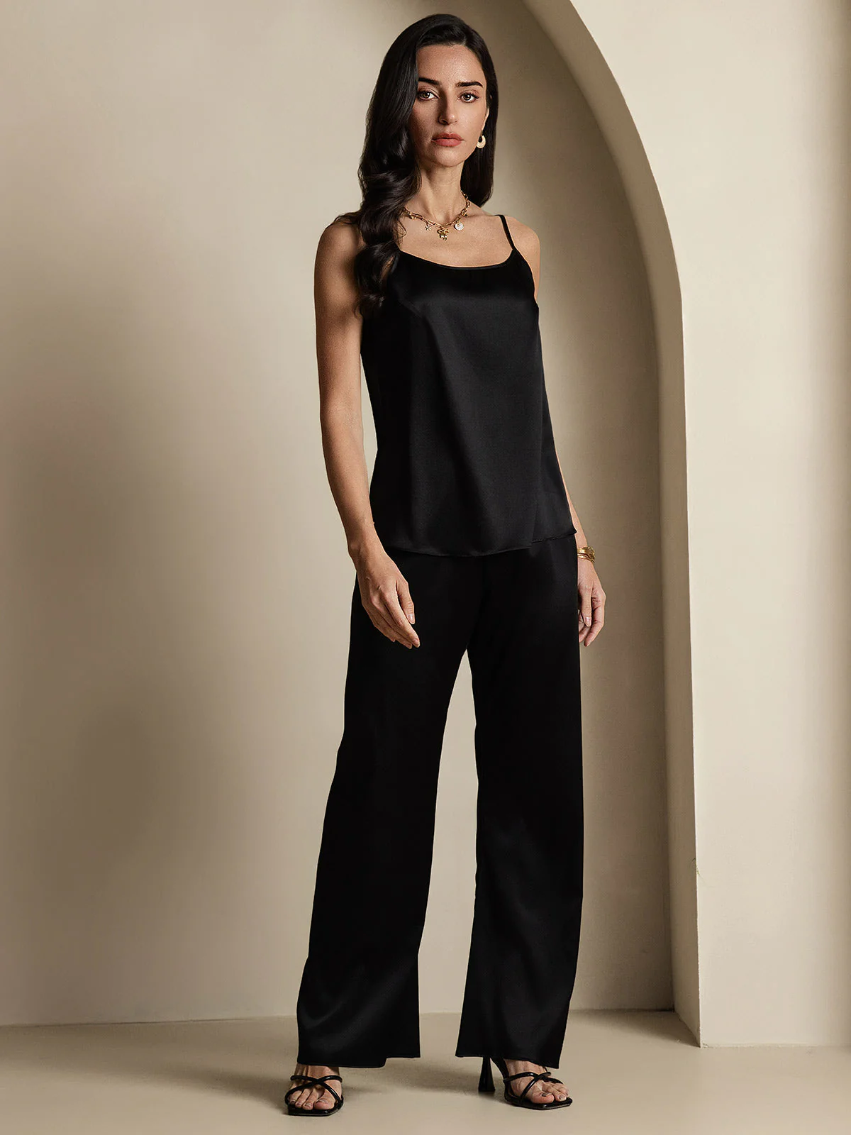 19Momme Silke-Spaghettistropper Camisole-top - Image 15