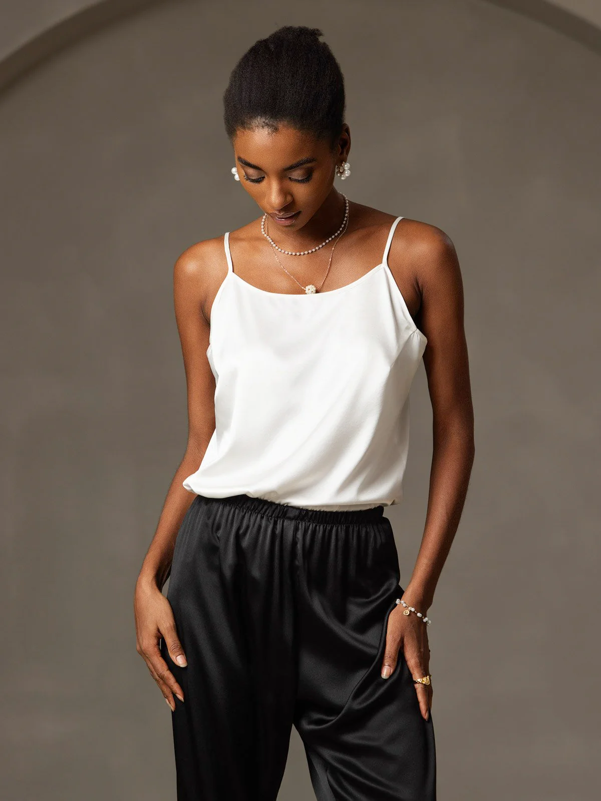 19Momme Silke-Spaghettistropper Camisole-top - Image 22