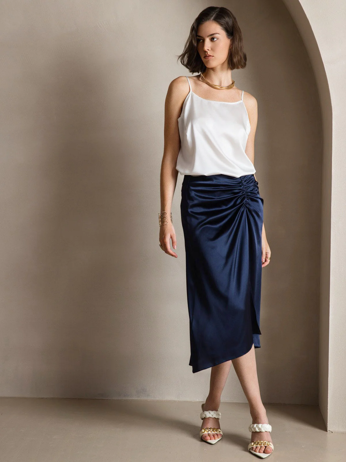 19Momme Silke-Spaghettistropper Camisole-top - Image 26