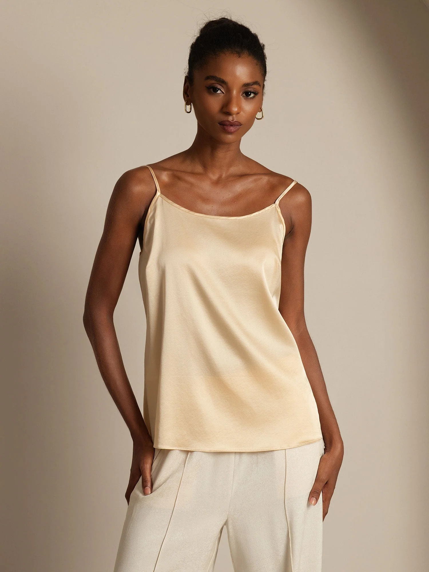 19Momme Silke-Spaghettistropper Camisole-top - Image 33