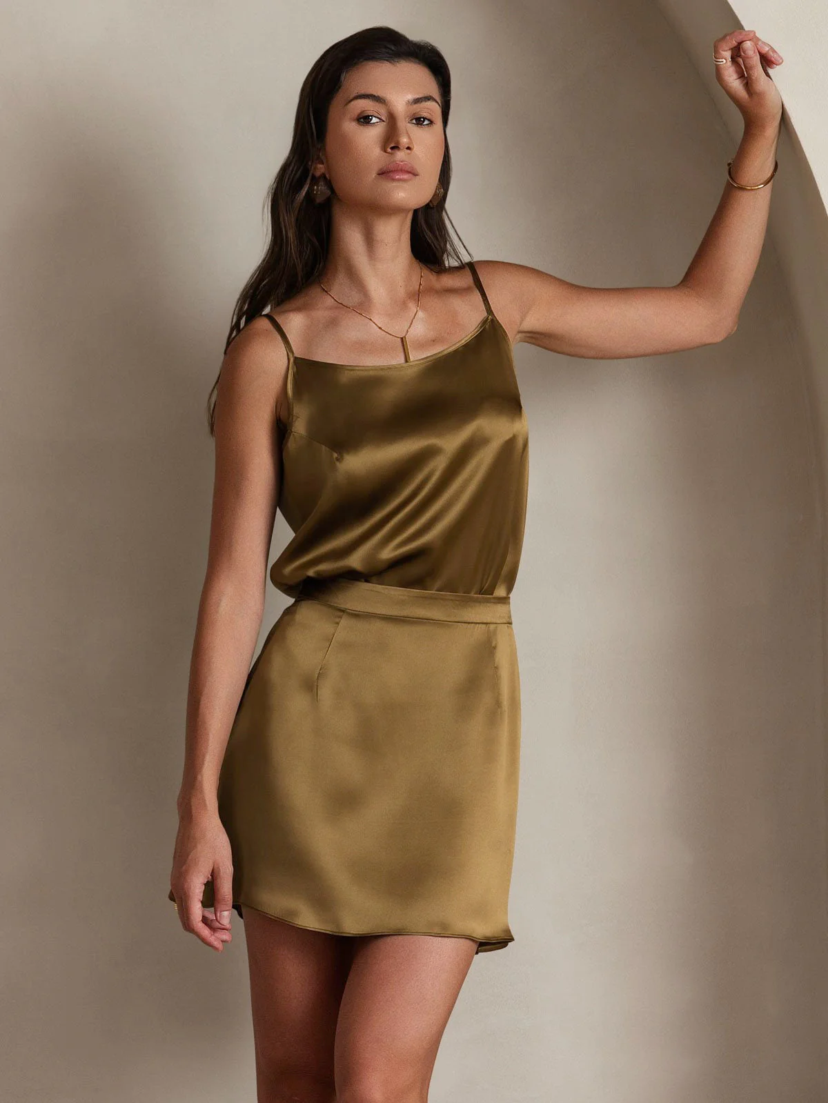 19Momme Silke-Spaghettistropper Camisole-top - Image 4